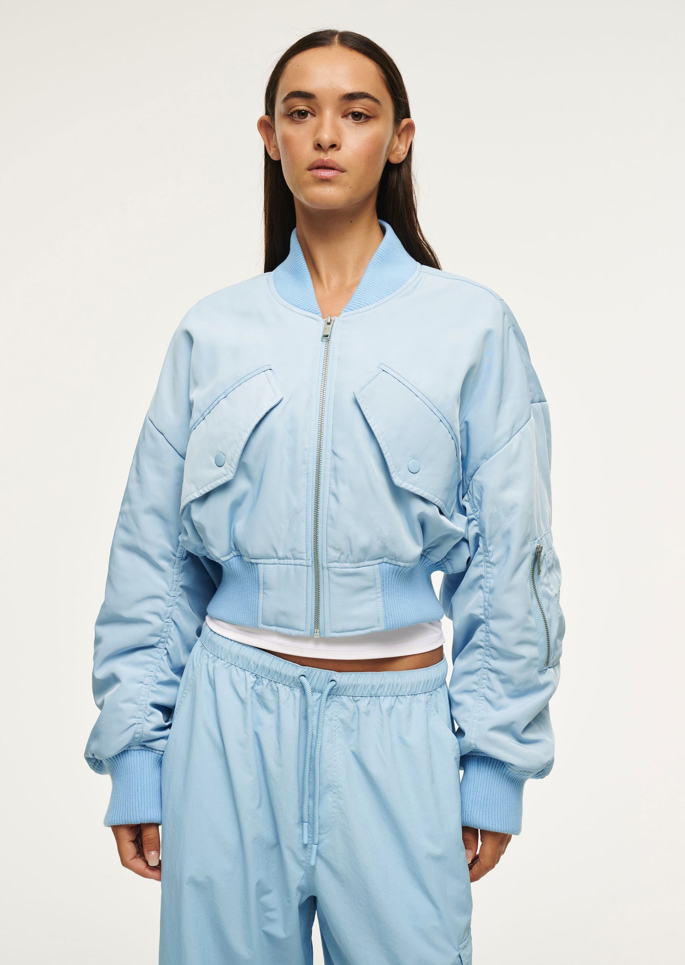 CAPTIVATE BOMBER IN SKY BLUE