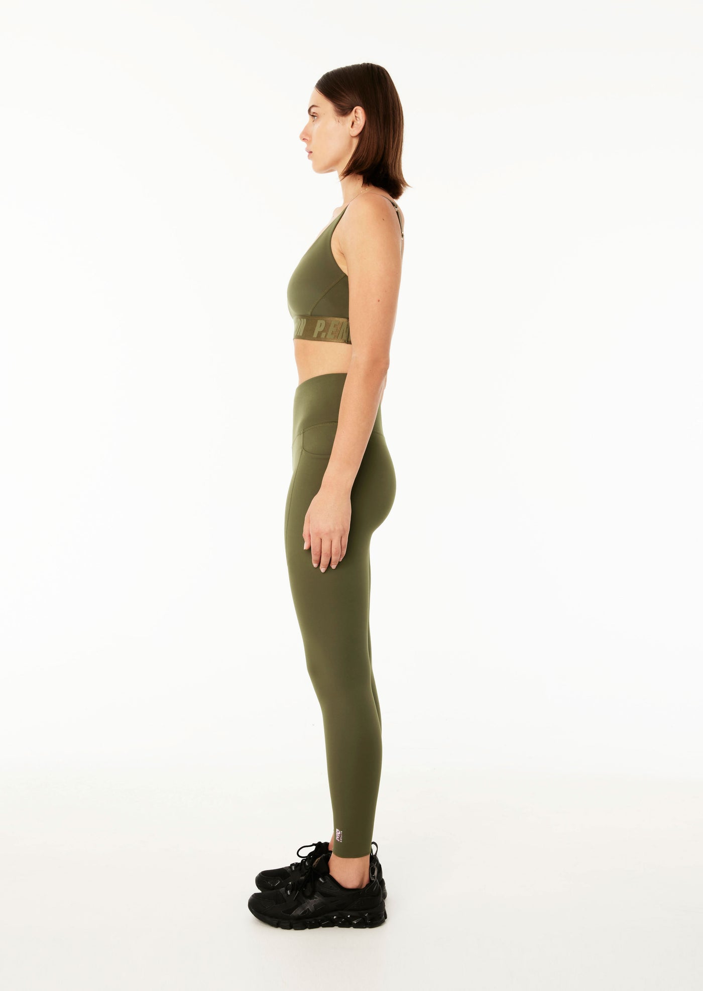 BACKCHECK SPORTS BRA IN KHAKI