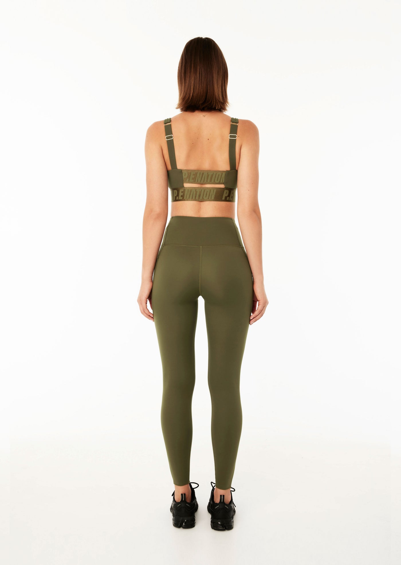 BACKCHECK SPORTS BRA IN KHAKI