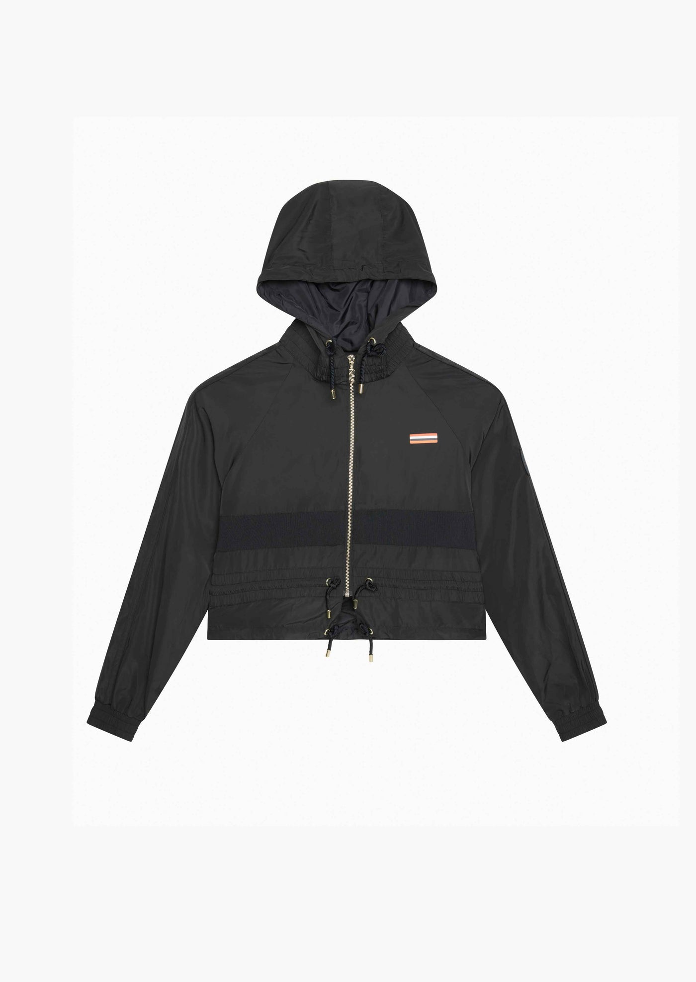 CROPPED MAN DOWN JACKET BLACK