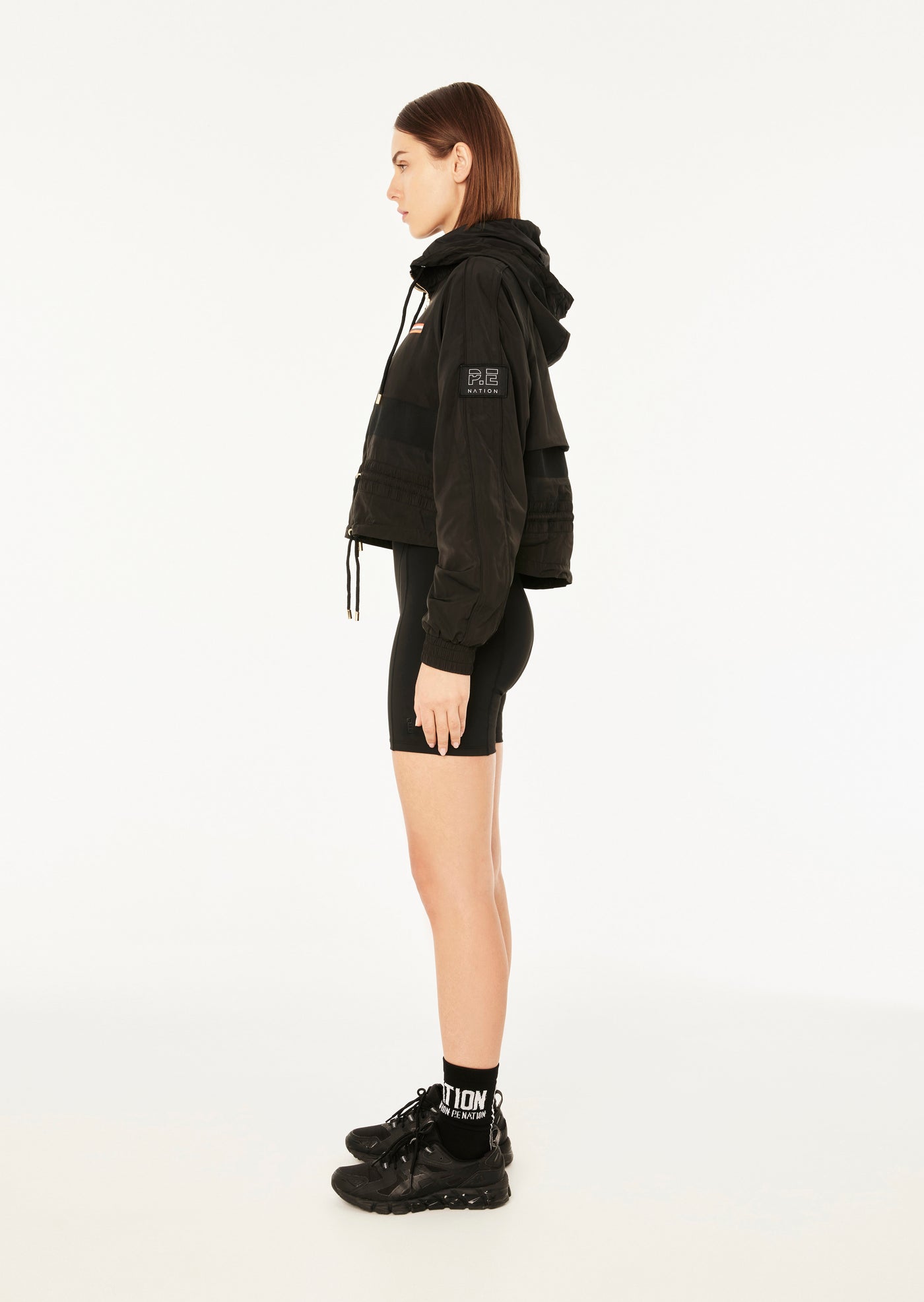 CROPPED MAN DOWN JACKET BLACK