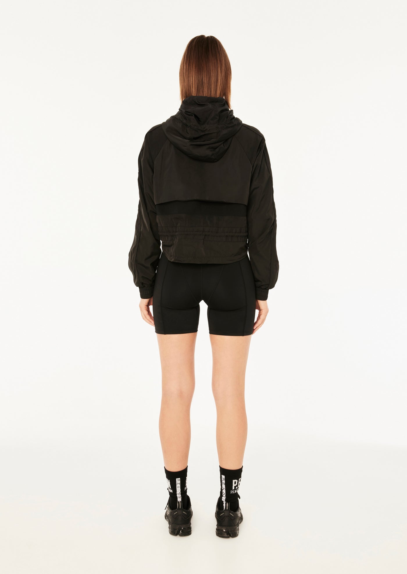 CROPPED MAN DOWN JACKET BLACK