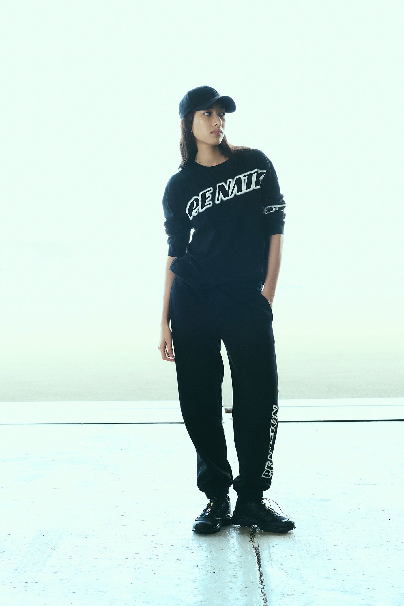 TIEBREAK TRACKPANT IN BLACK