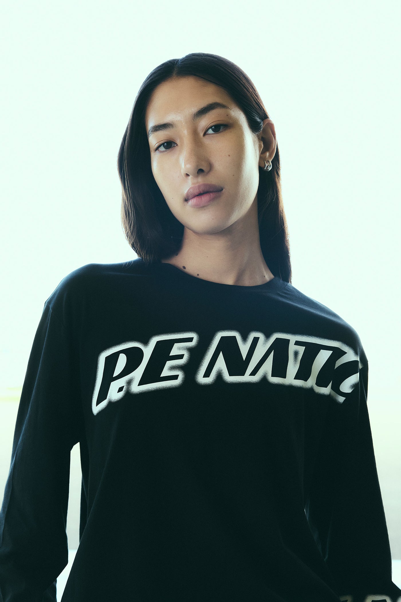 TIEBREAK LS TEE IN BLACK