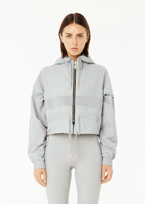 CROPPED MAN DOWN JACKET IN HIGH RISE