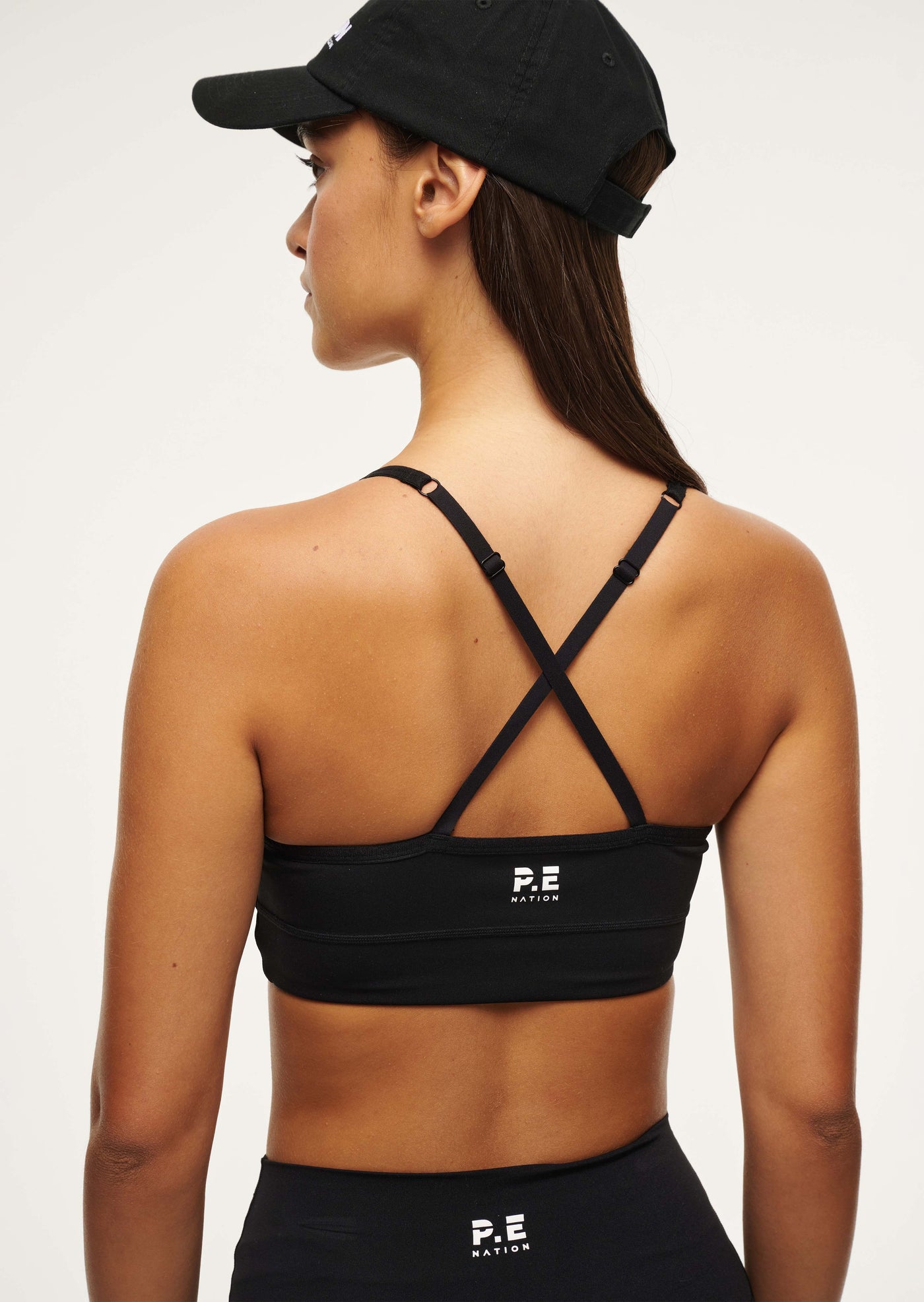 Overland 2 Sports in Bra Black by P.E Nation Black Womens Sports Bra