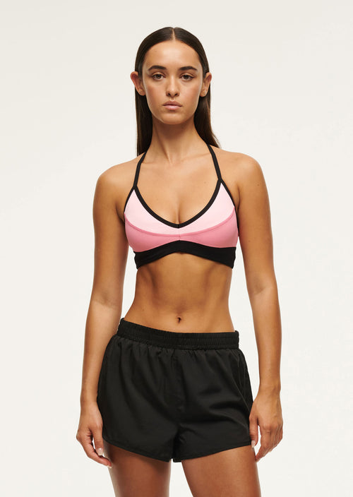 Overland 2 Sports Bra in Pink Lemonade by P.E Nation