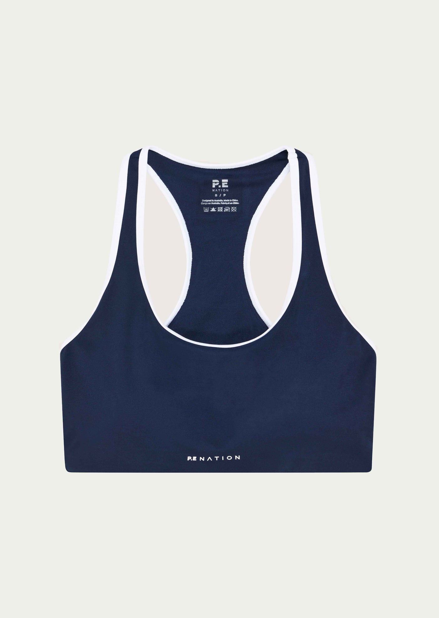 STELLAR SPORTS BRA IN DARK NAVY