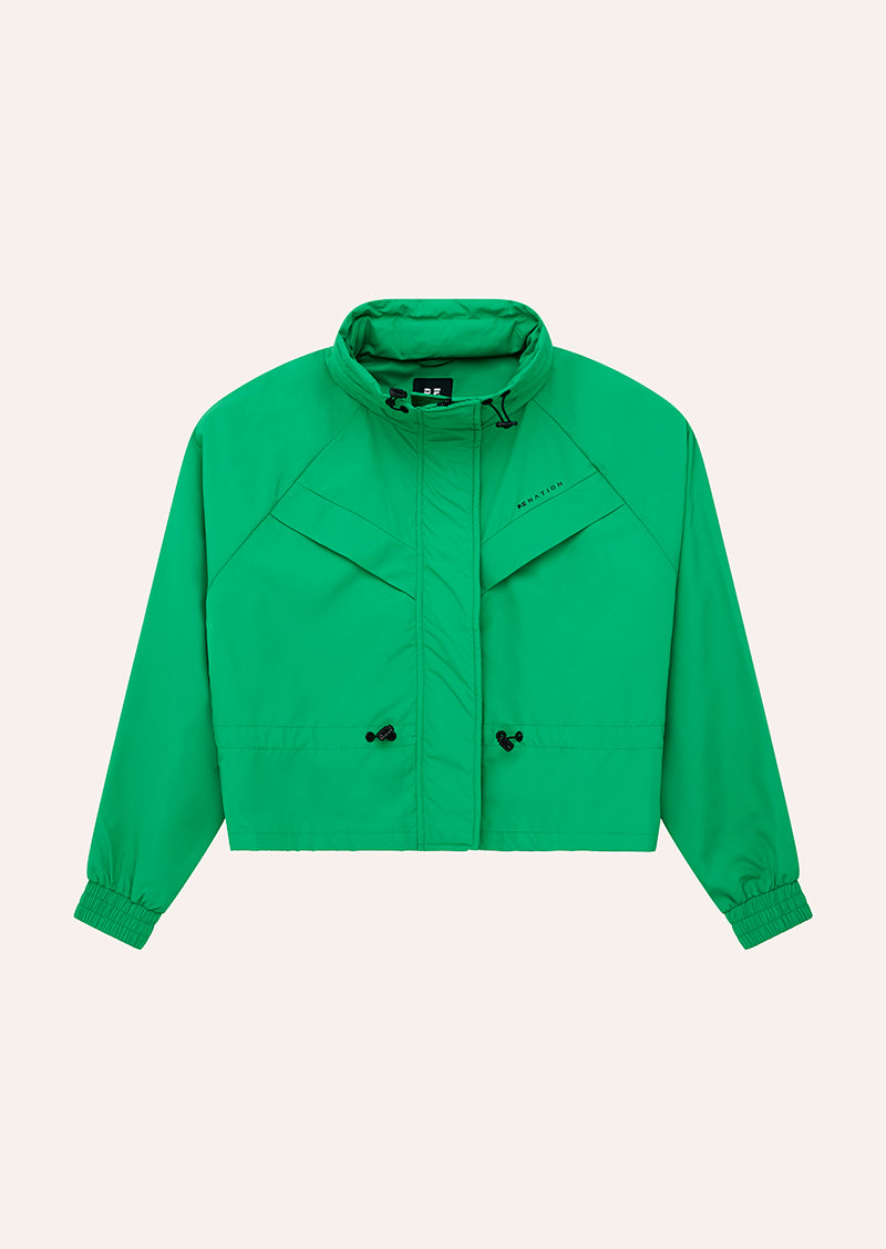 SHELTER JACKET IN KELLY GREEN
