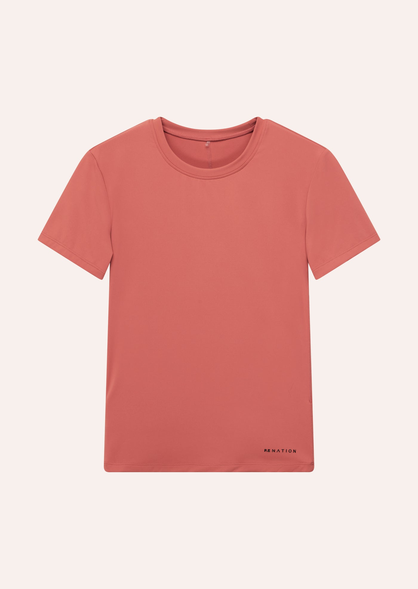 FOUNDATION SHORT SLEEVE TEE IN BRICK RED