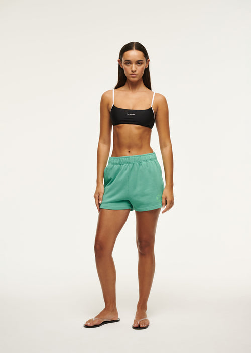 REVERIE SHORT IN WASHED EVERGREEN