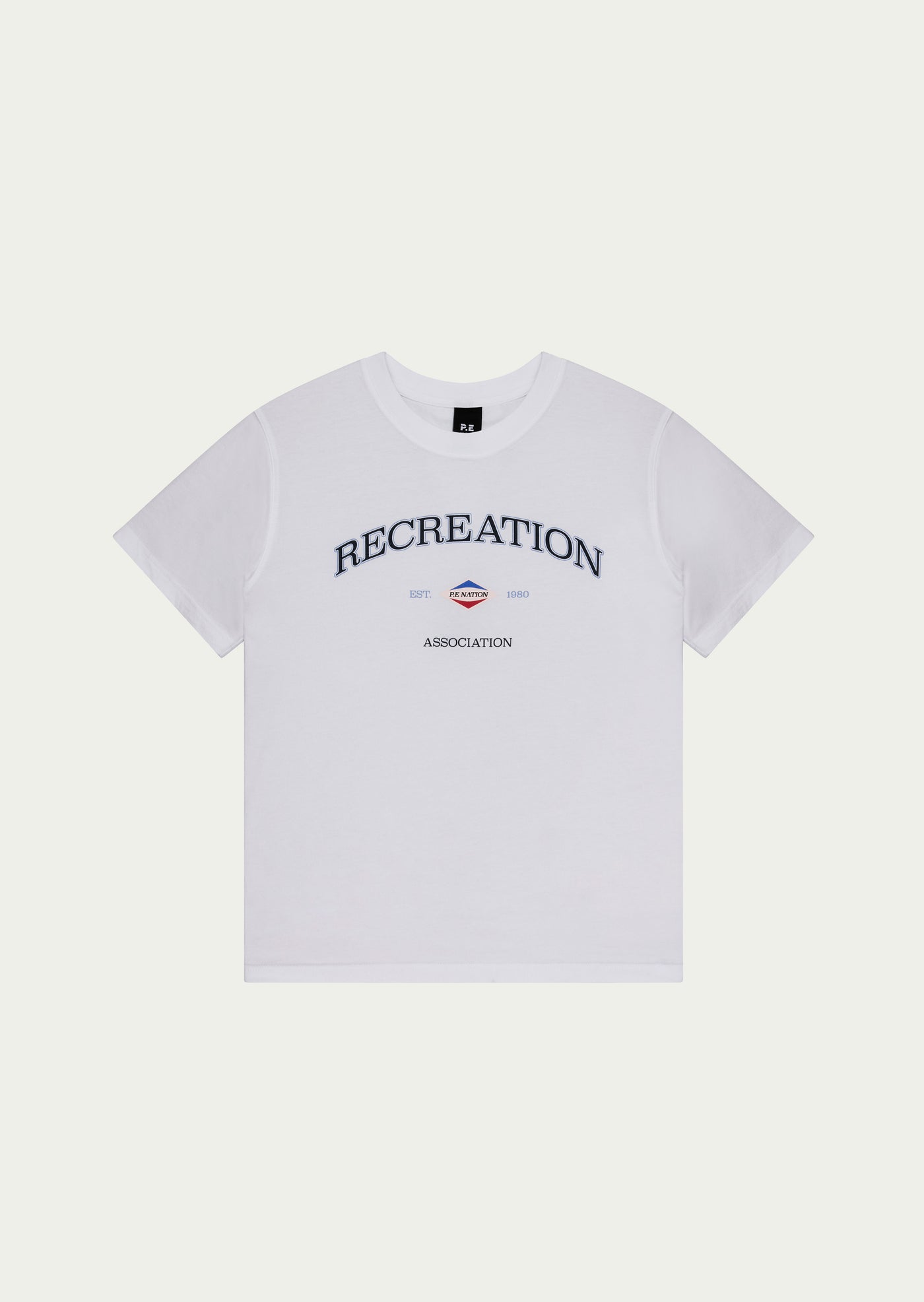 RECREATION TEE IN OPTIC WHITE