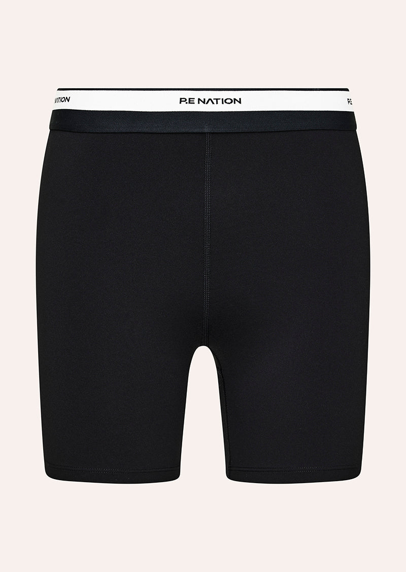 AVANT 5" BIKE SHORT IN BLACK & WHISPER WHITE