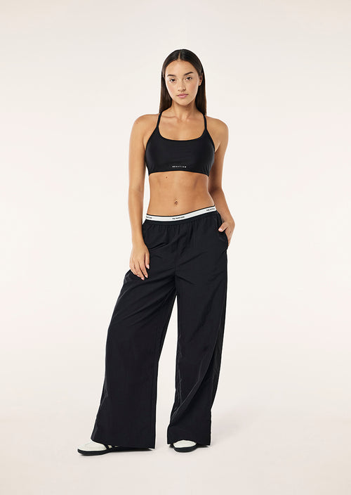 AVANT PANT IN BLACK AND WHISPER WHITE
