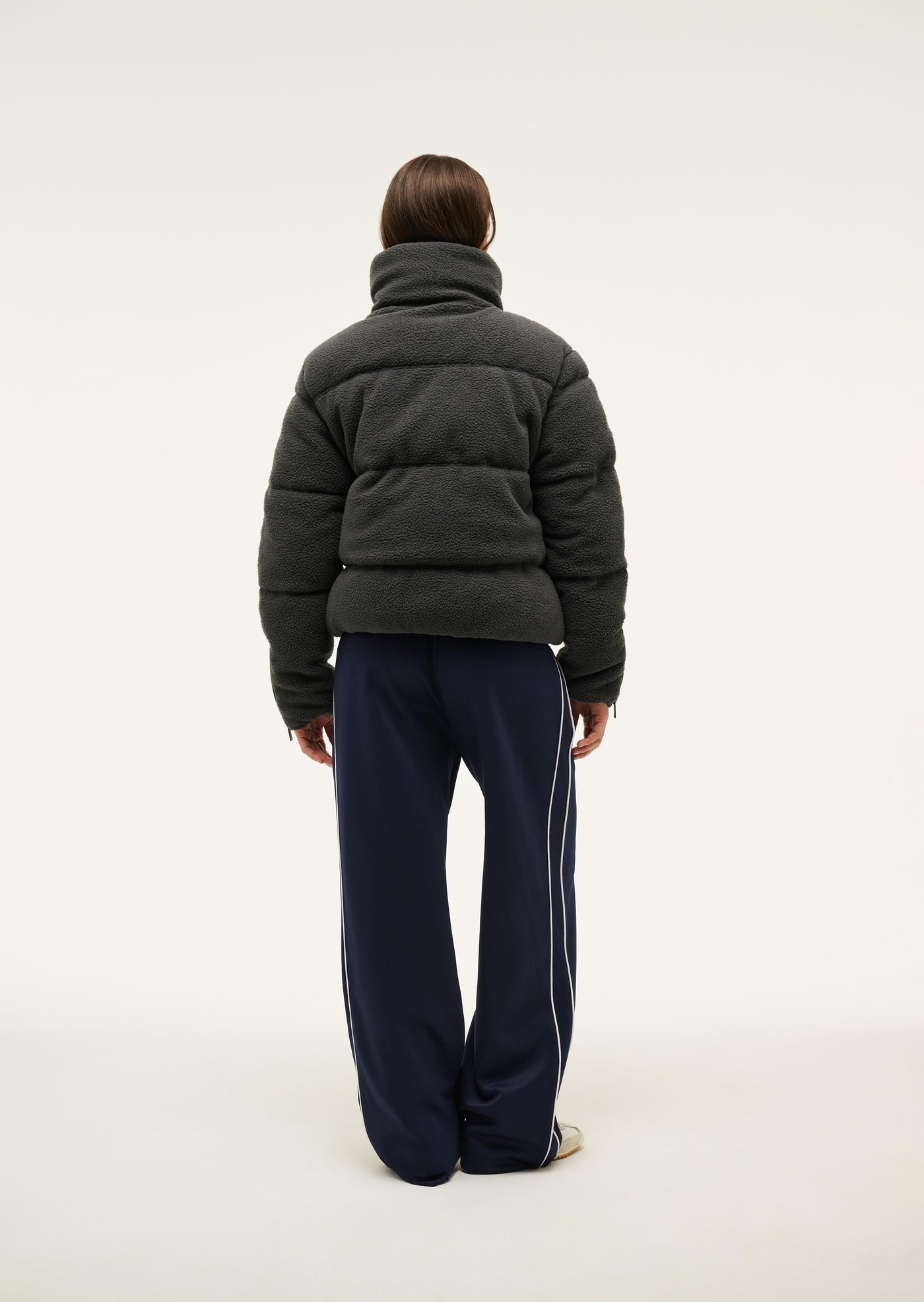 FORTUNE SHERPA JACKET IN MARINE BLUE