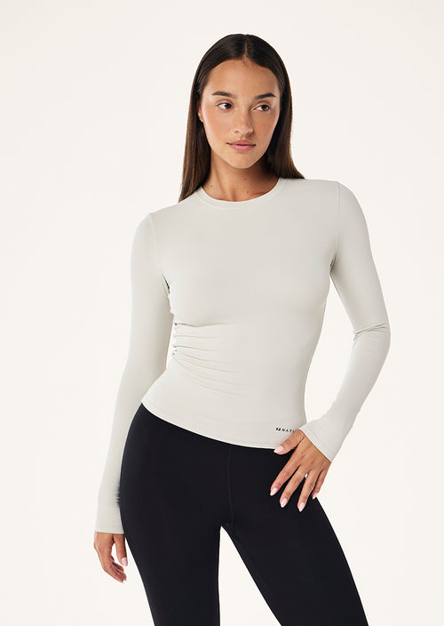 FOUNDATION LONG SLEEVE TOP IN MOONSTRUCK