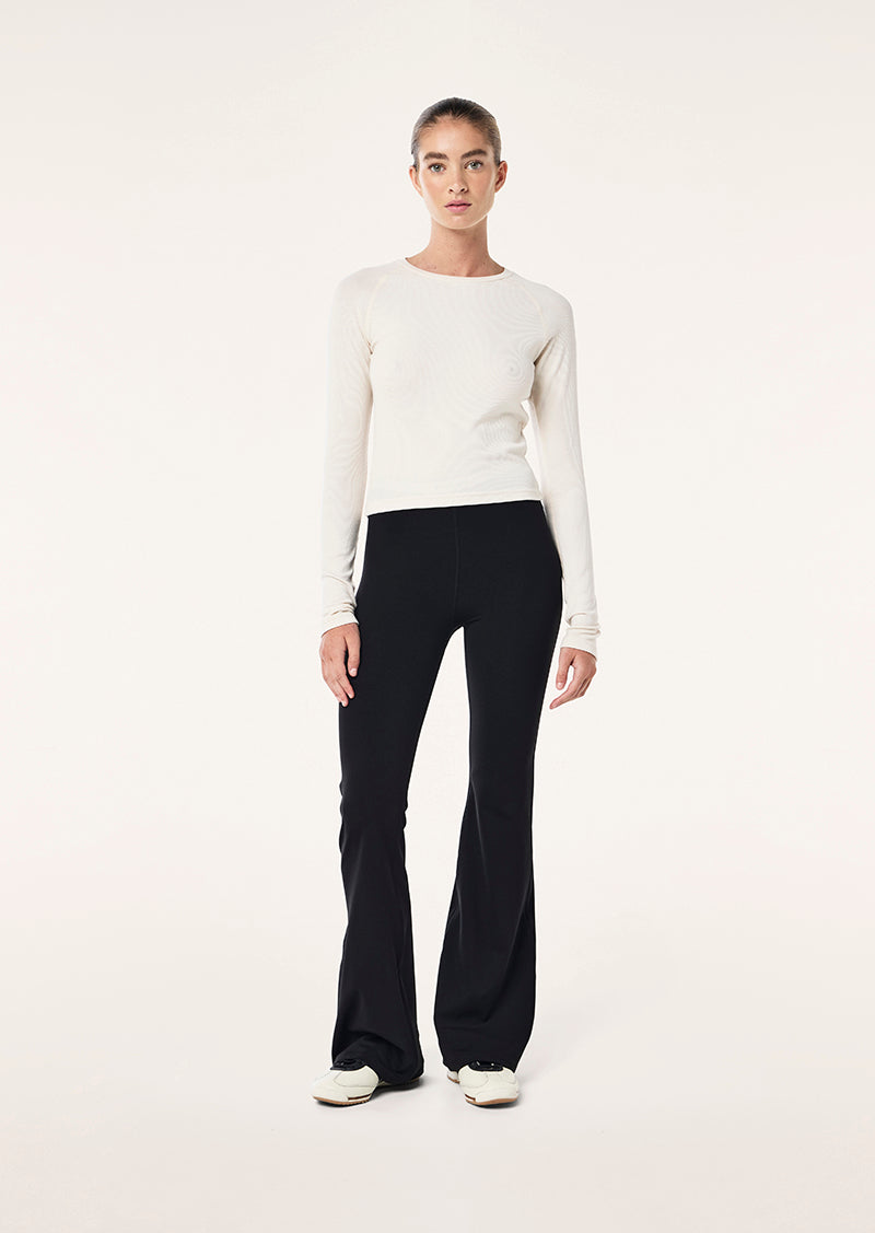 FREE PLAY 3.0 LONG SLEEVE RIB TEE IN WHISPER WHITE