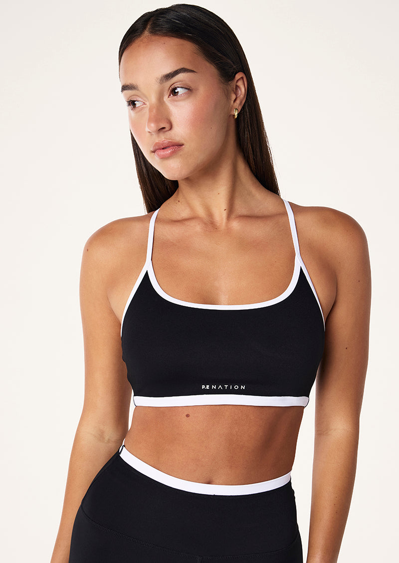 FUNDAMENTAL SPORTS BRA IN BLACK