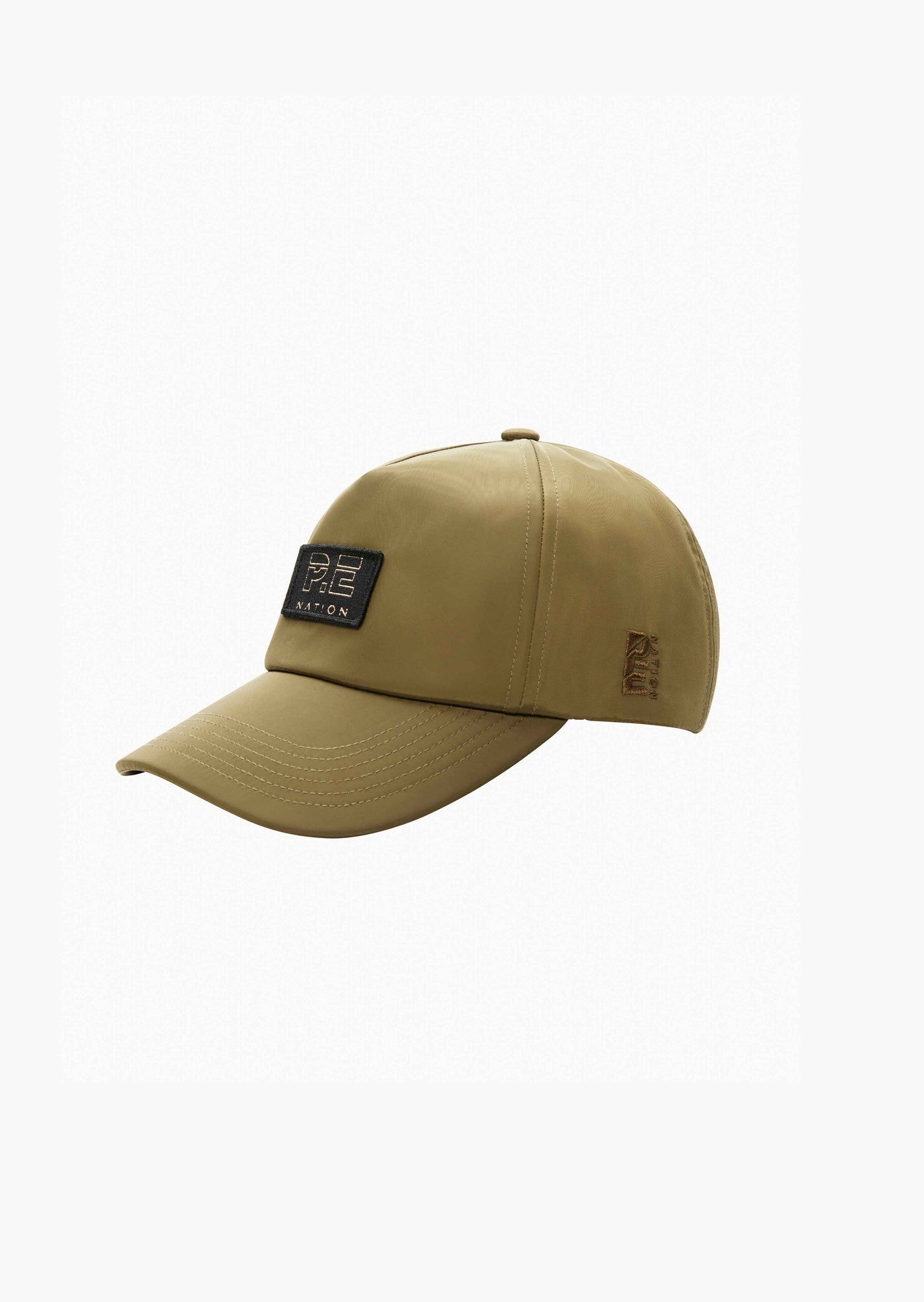 A FRAME CAP IN KHAKI