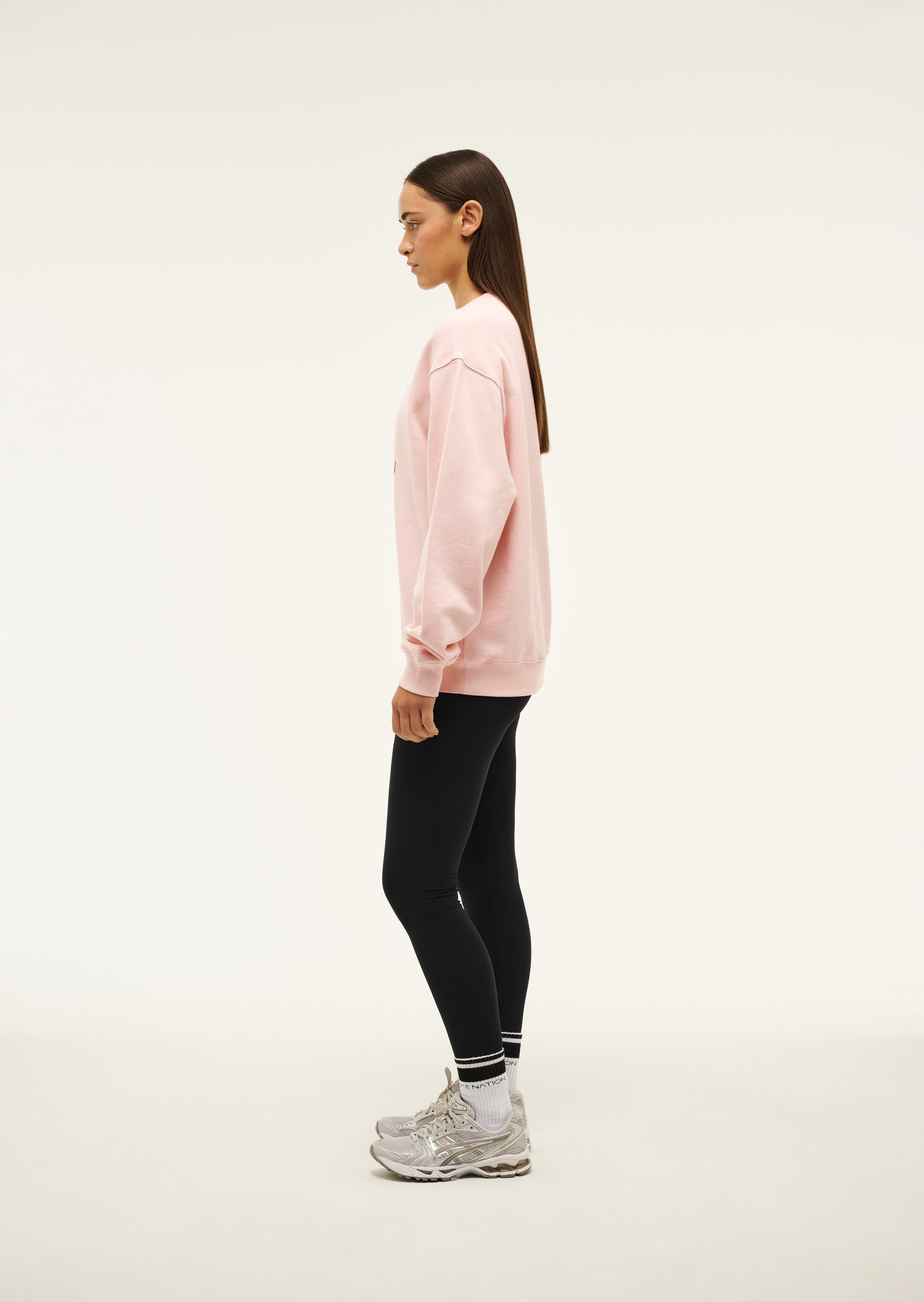 HEADS UP SWEAT IN CRYSTAL ROSE