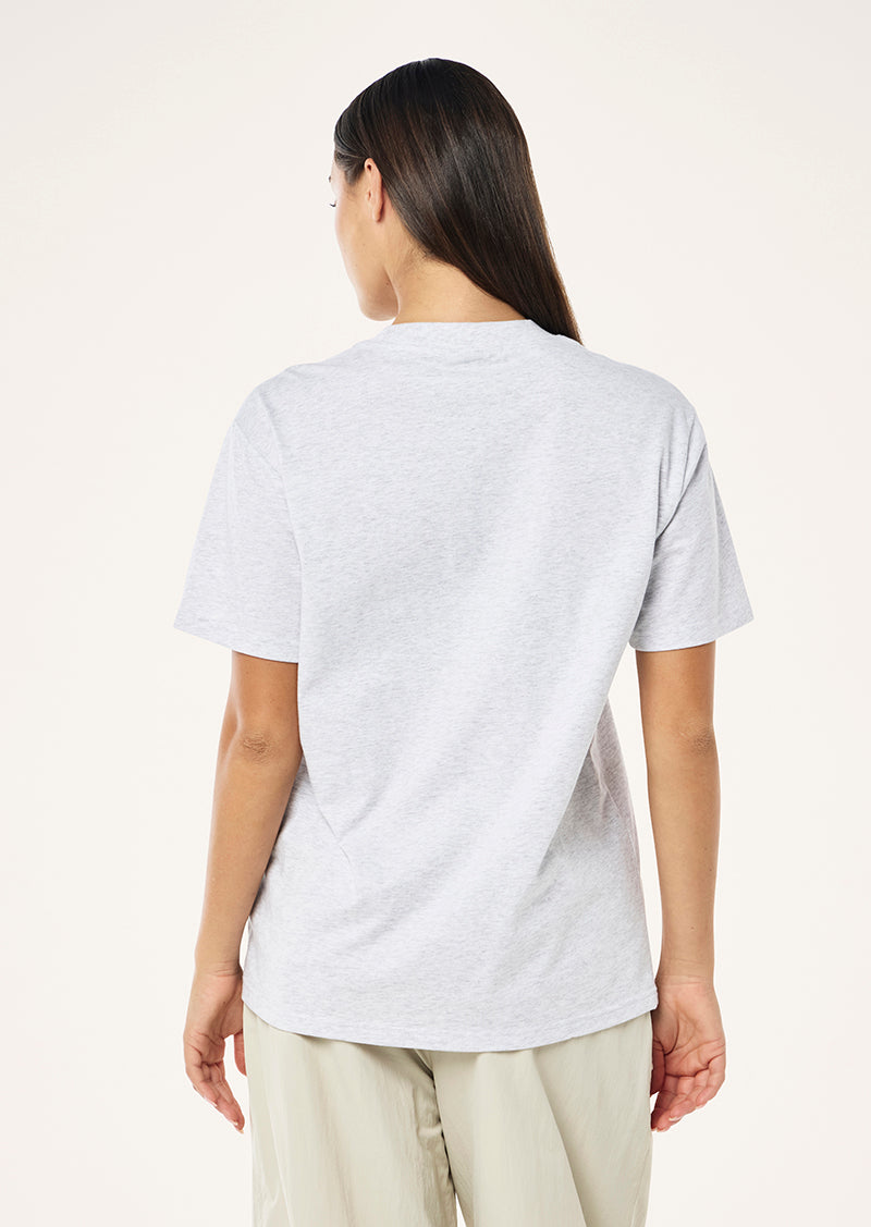 HEADS UP TEE IN GREY MARLE BY P.E NATION WOMENS ATHLEISURE TOP TEE