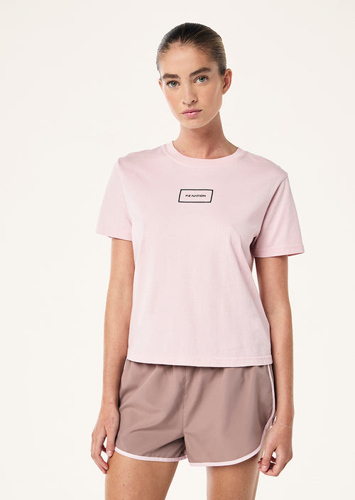 KITE TEE IN WASHED CHALK PINK