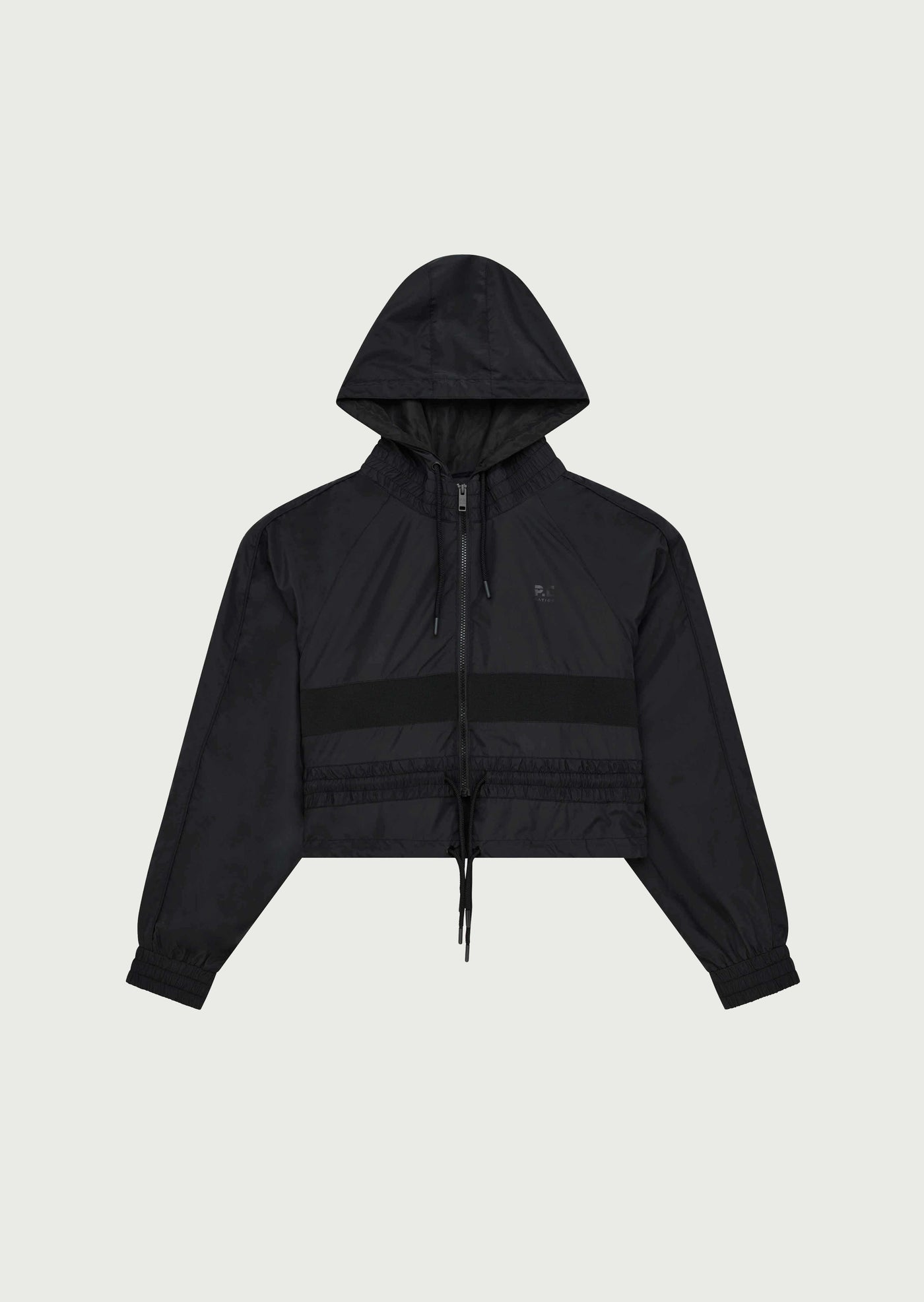 CROPPED MAN DOWN JACKET IN BLACK