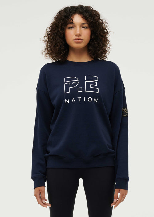 HEADS UP SWEAT IN DARK NAVY