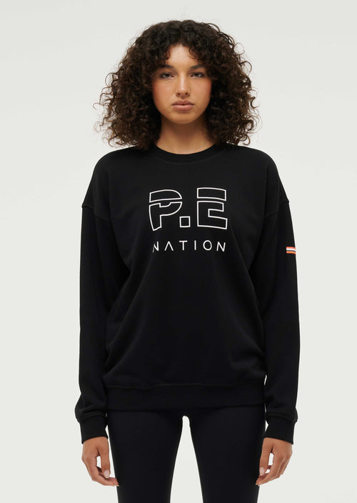 HEADS UP SWEAT IN BLACK