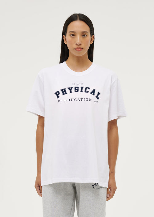 PHYSICAL TEE IN OPTIC WHITE