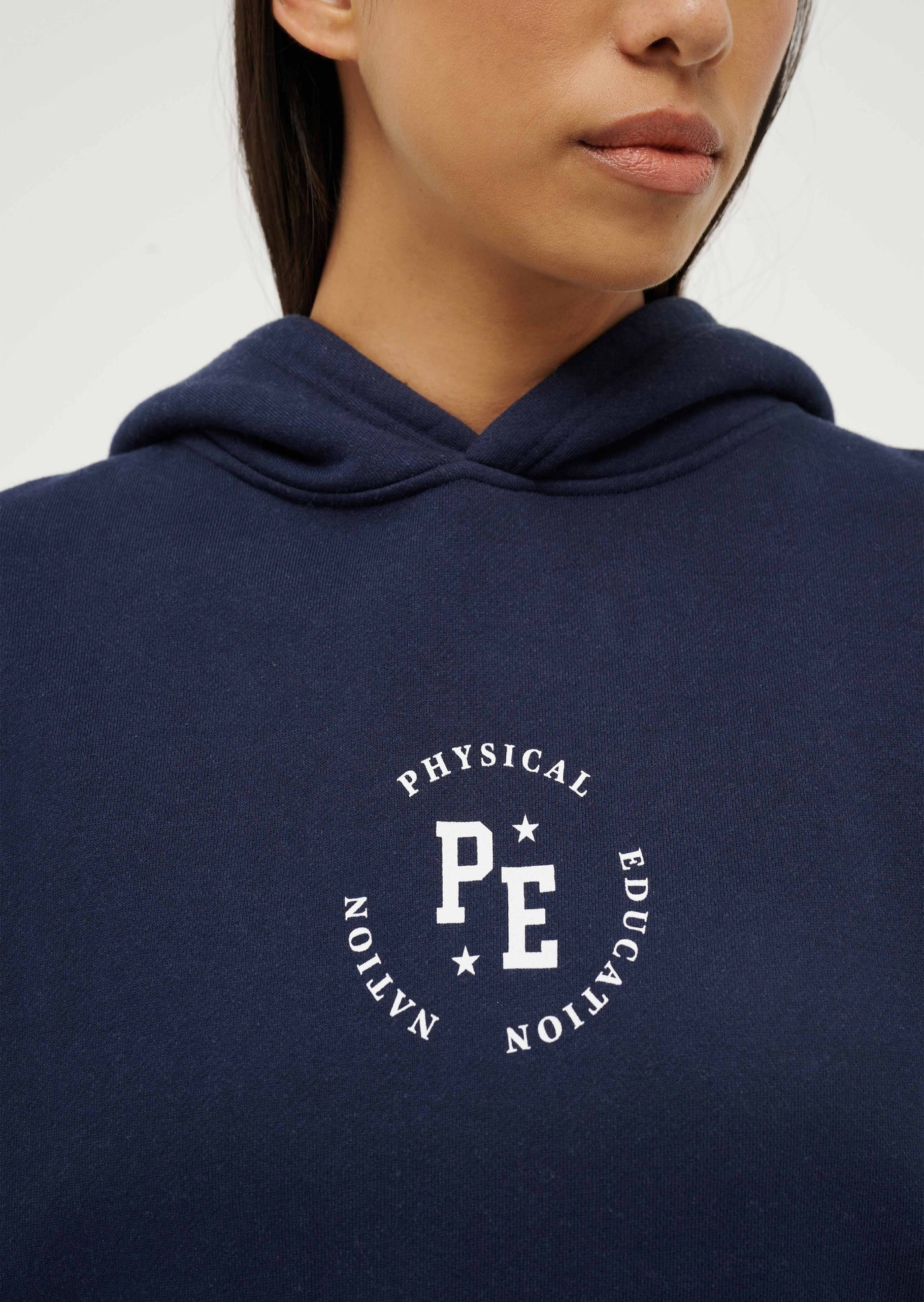 PHYSICAL HOODIE IN WASHED DARK NAVY