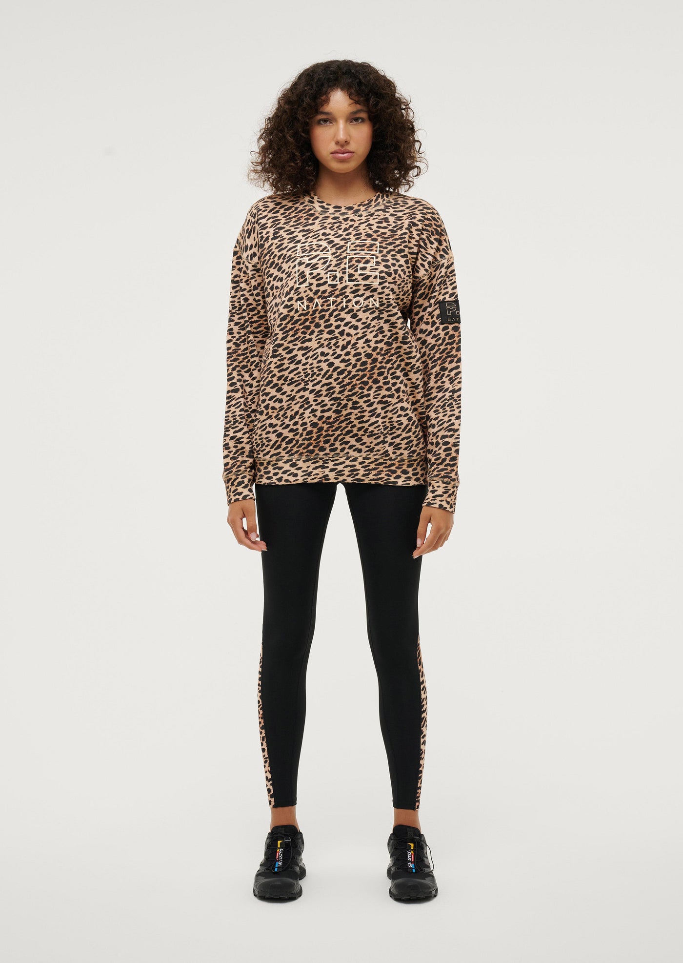 ELEMENT SWEAT IN CHEETAH PRINT