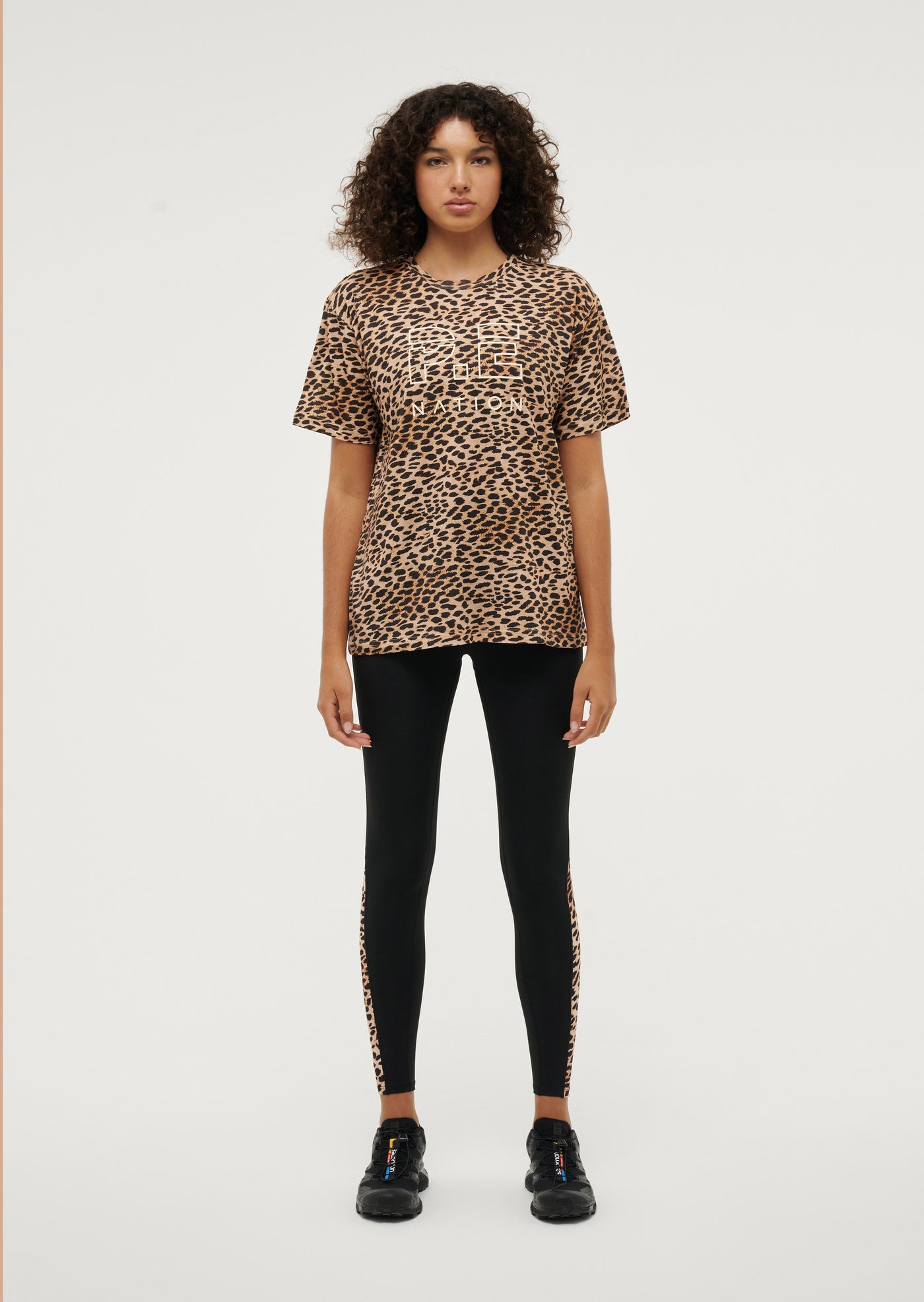 HEADS UP TEE IN CHEETAH PRINT