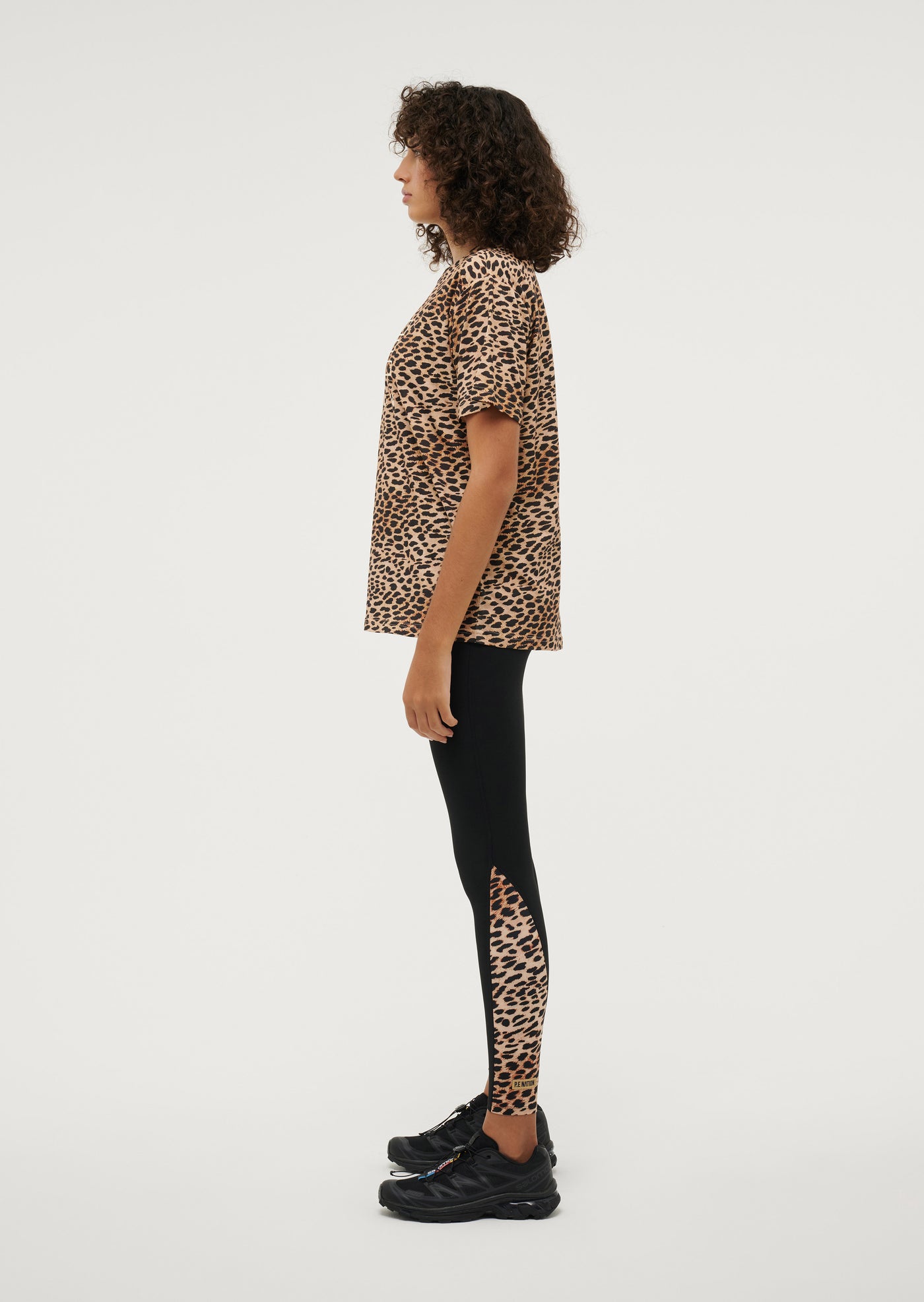 HEADS UP TEE IN CHEETAH PRINT