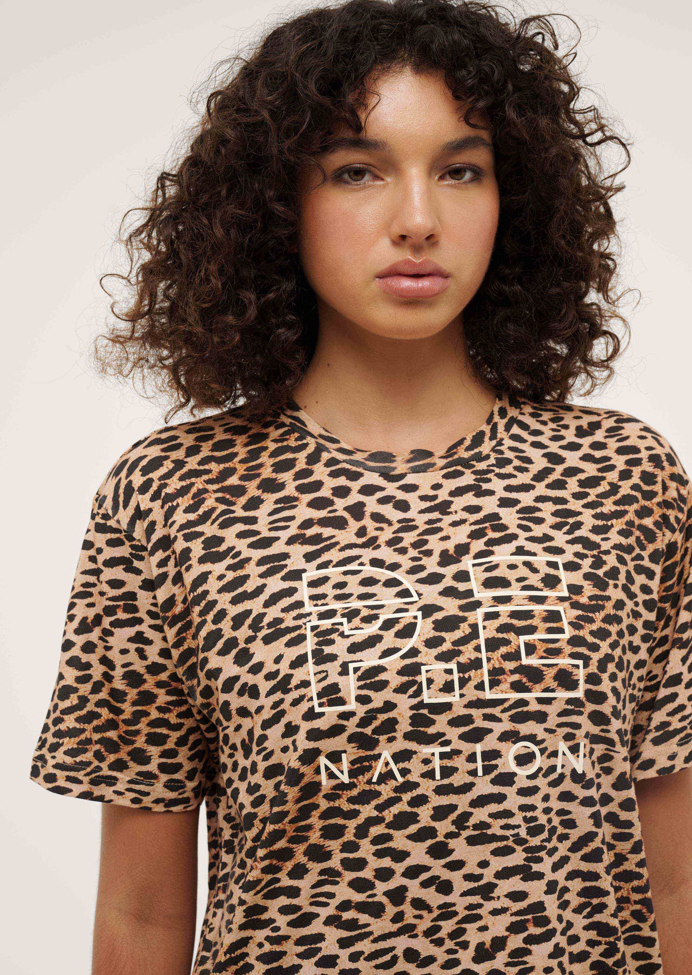 HEADS UP TEE IN CHEETAH PRINT