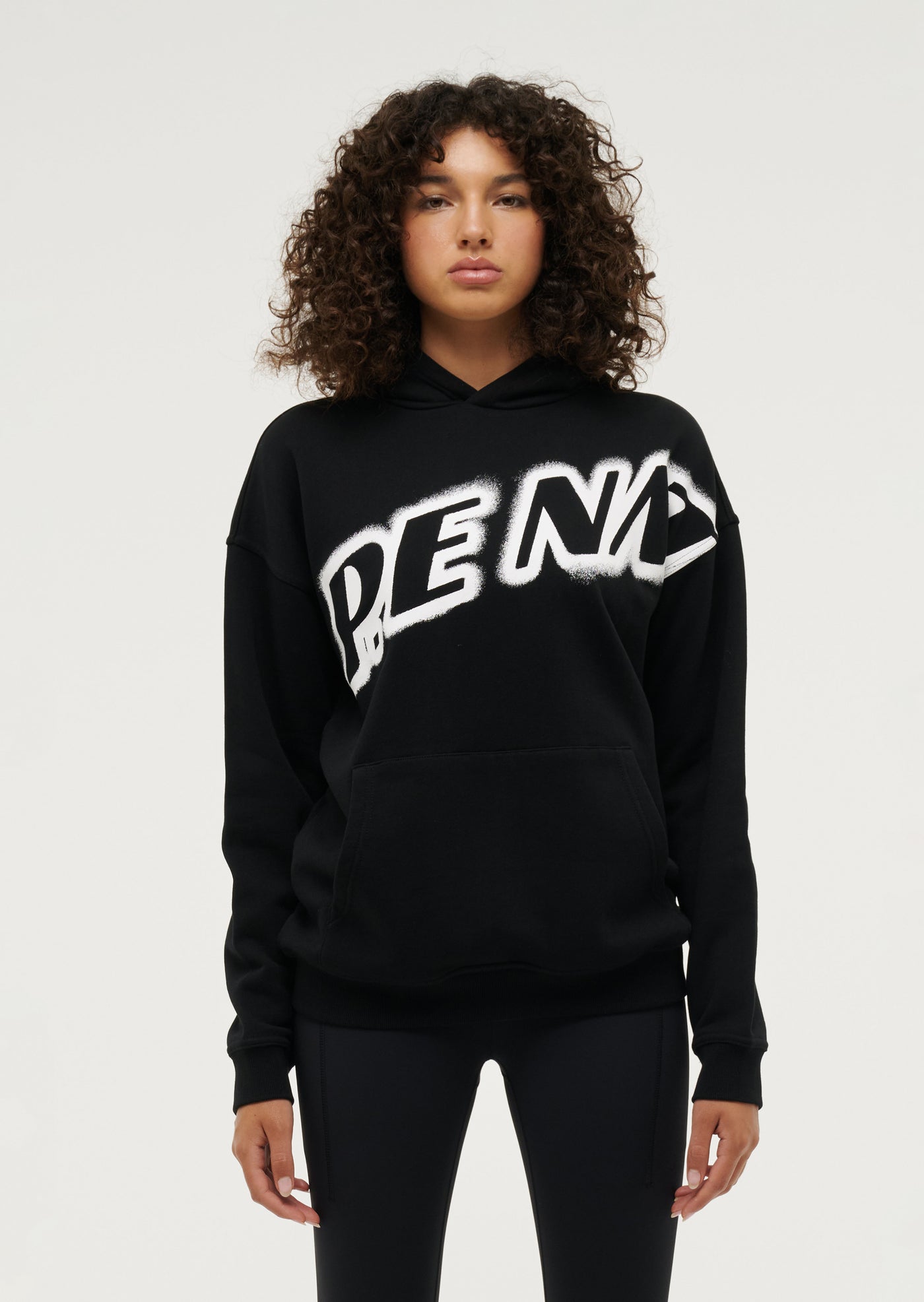 TIEBREAK HOODIE IN BLACK