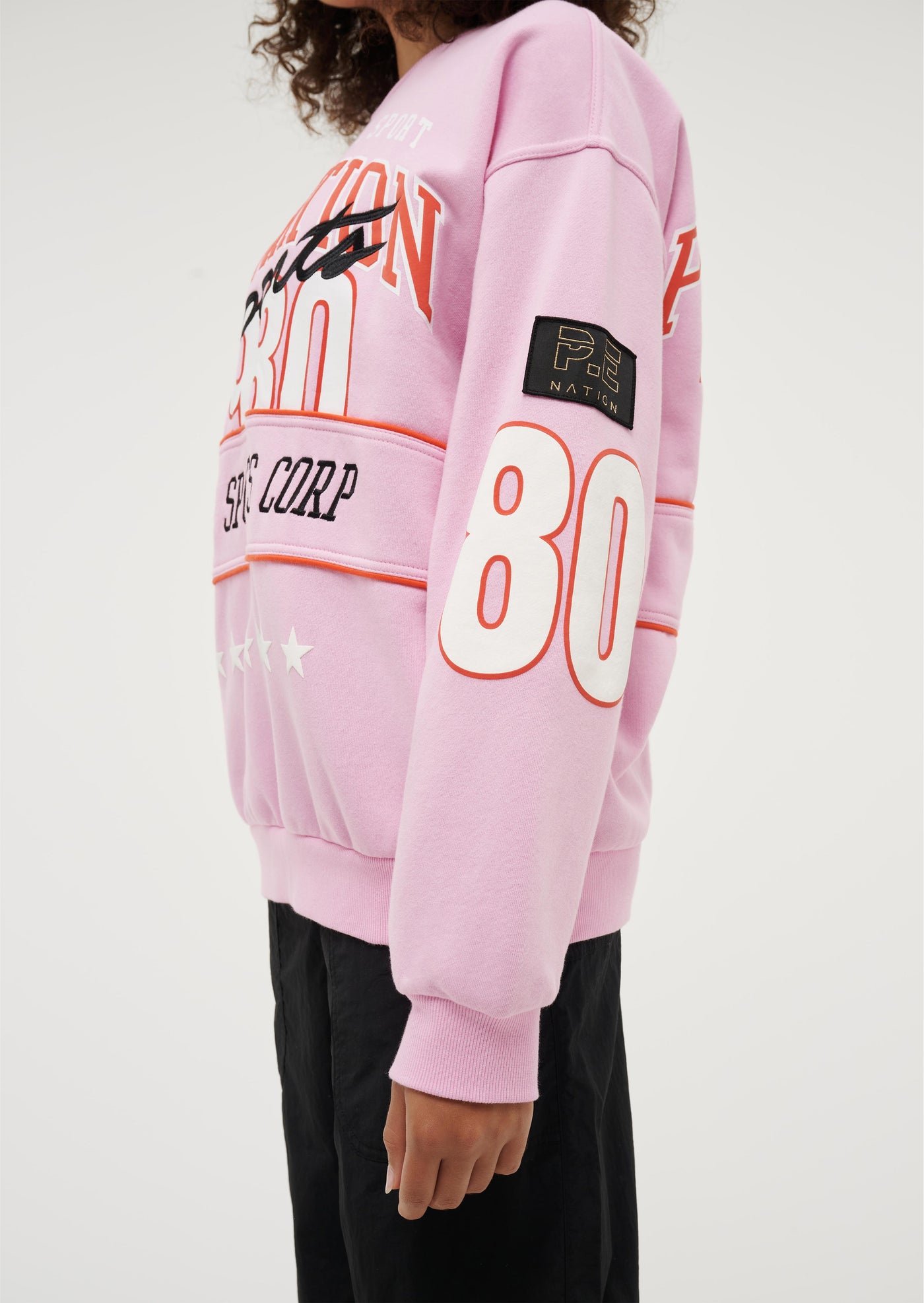 SUMMER LEAGUE SWEAT IN PRISM PINK