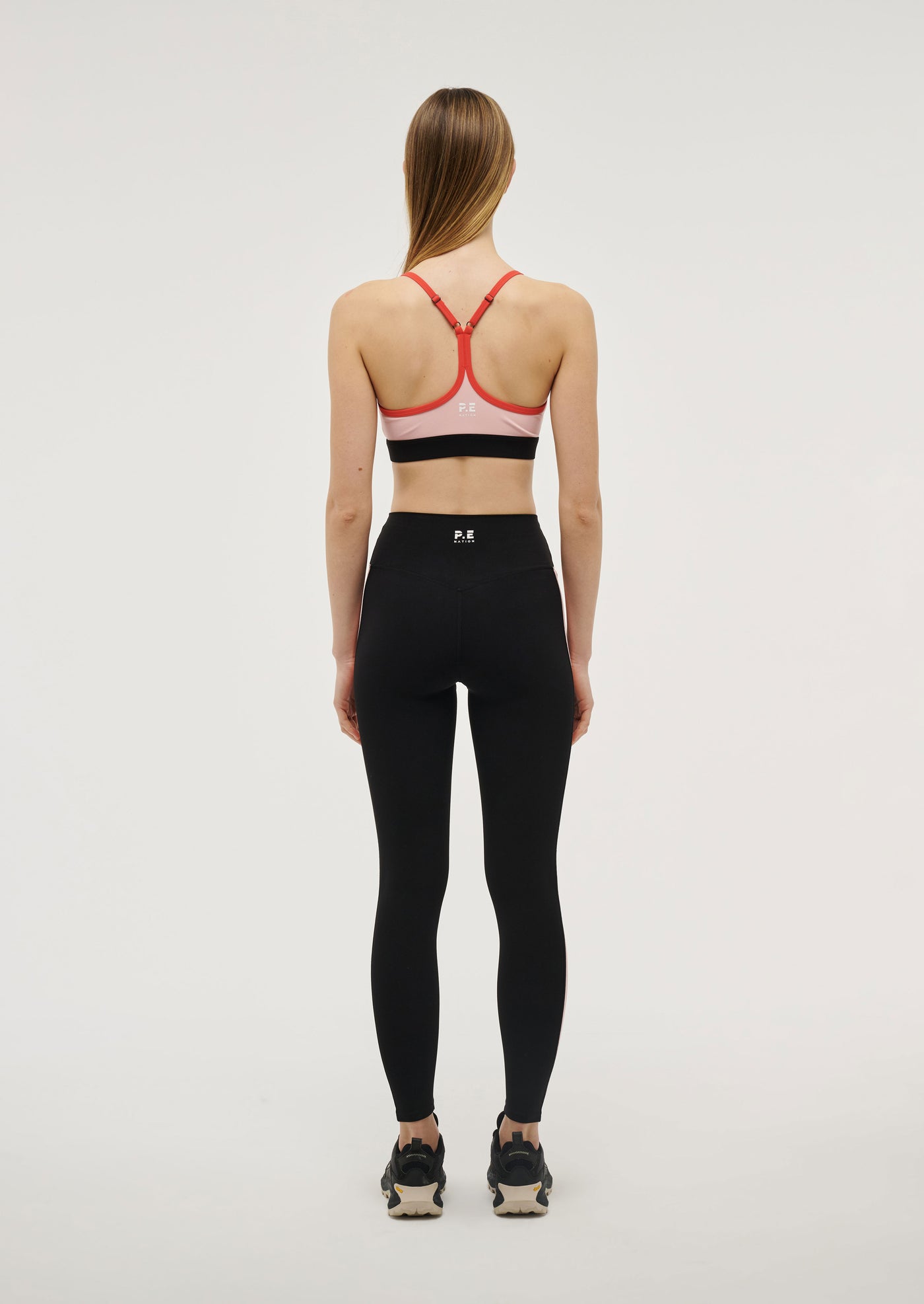 y P.E Nation Black Pink Womens Active Legging