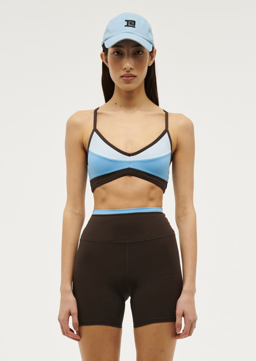 Overland 2 Sports Bra in Bright Blue by P.E Nation