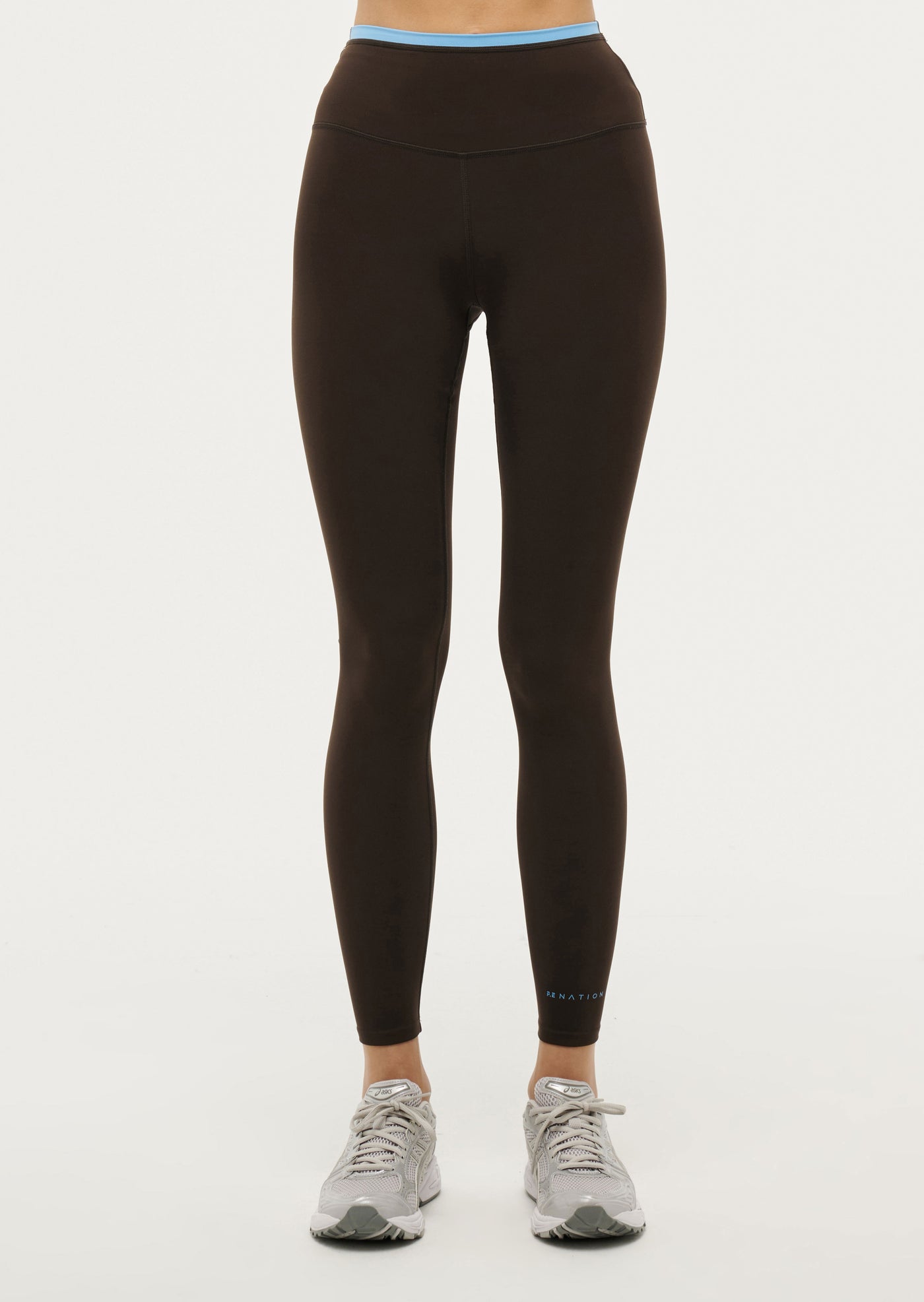 Vita Full Length Legging in Coffee by P.E Nation, Brown Womens Active Legging