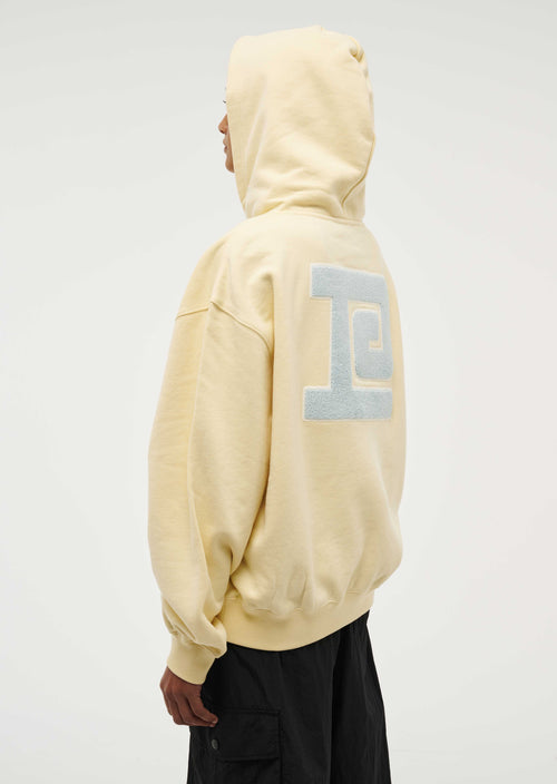 CLUB RACE HOODIE IN BUTTER