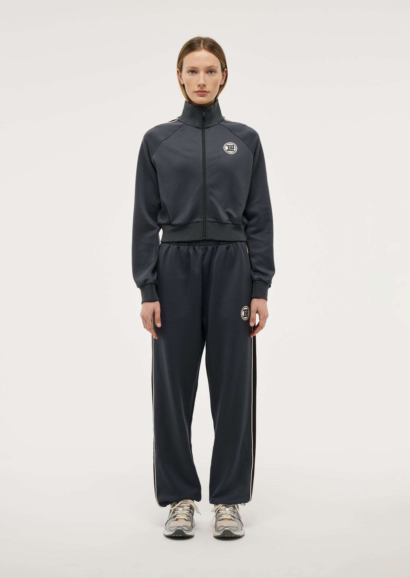 Home Ground Track Pant in Marine Blue by P.E Nation, Womens Navy Blue Track Pant