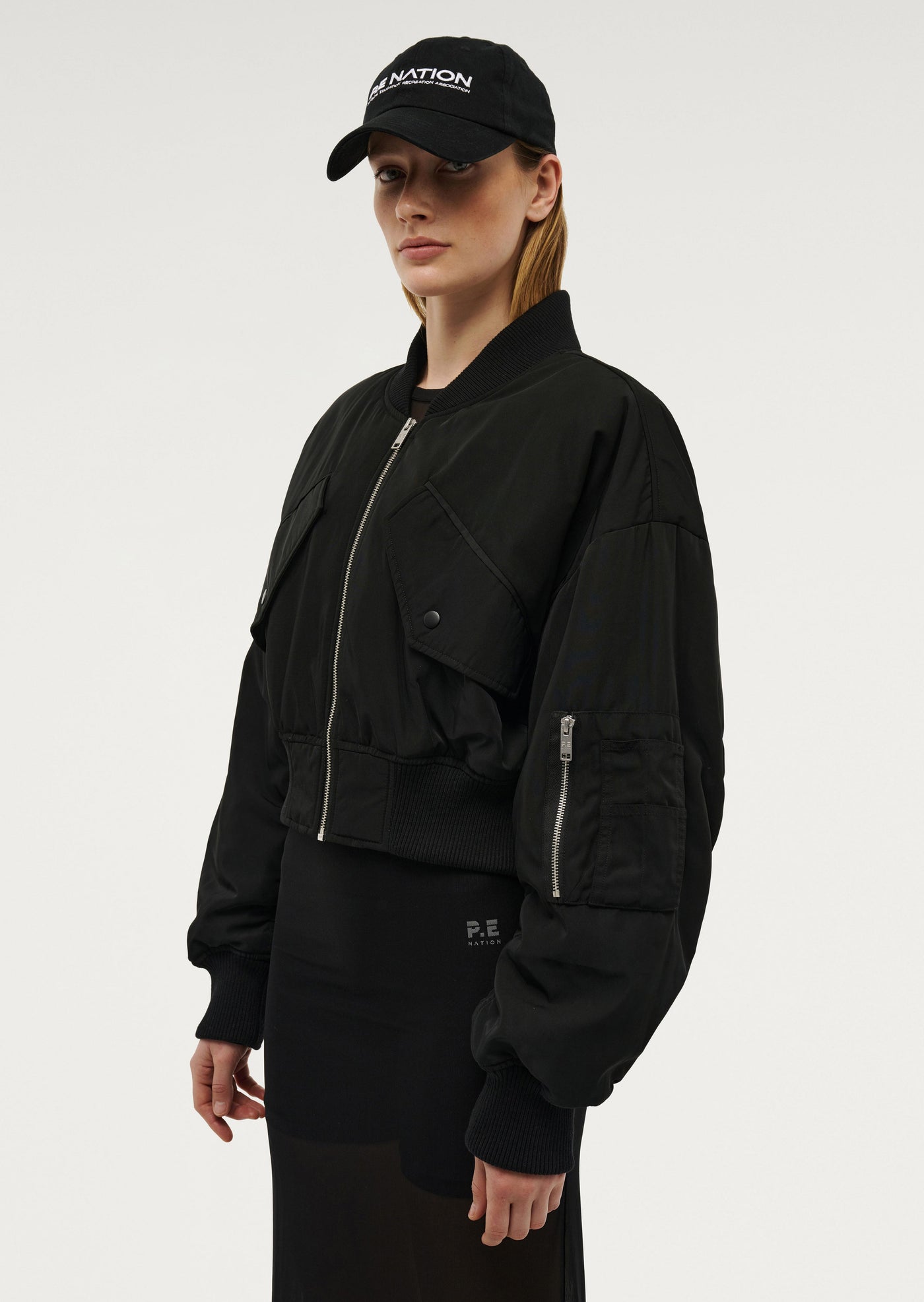 CAPTIVATE BOMBER IN BLACK