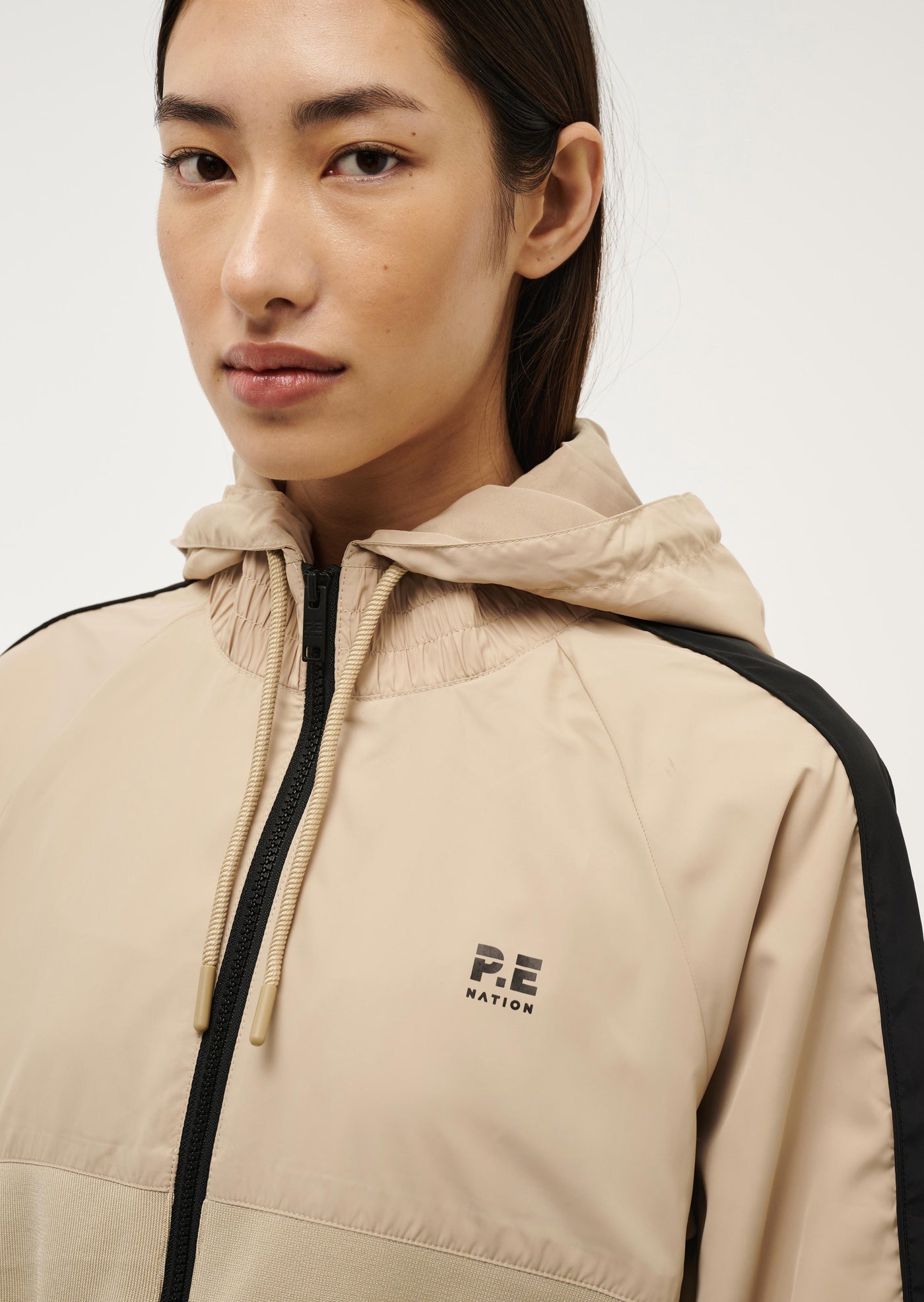 Cropped Man Down Jacket Sesame, Brown Cropped Spray Jacket