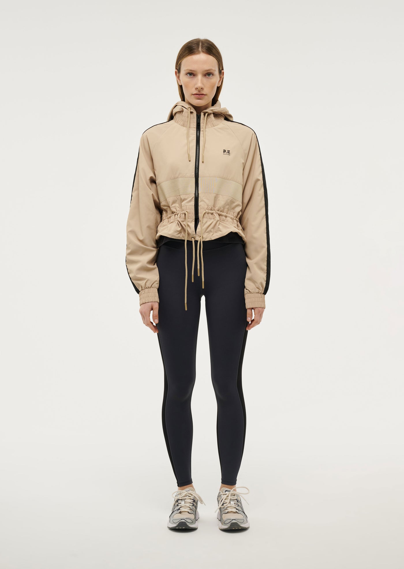 Cropped Man Down Jacket Sesame, Brown Cropped Spray Jacket