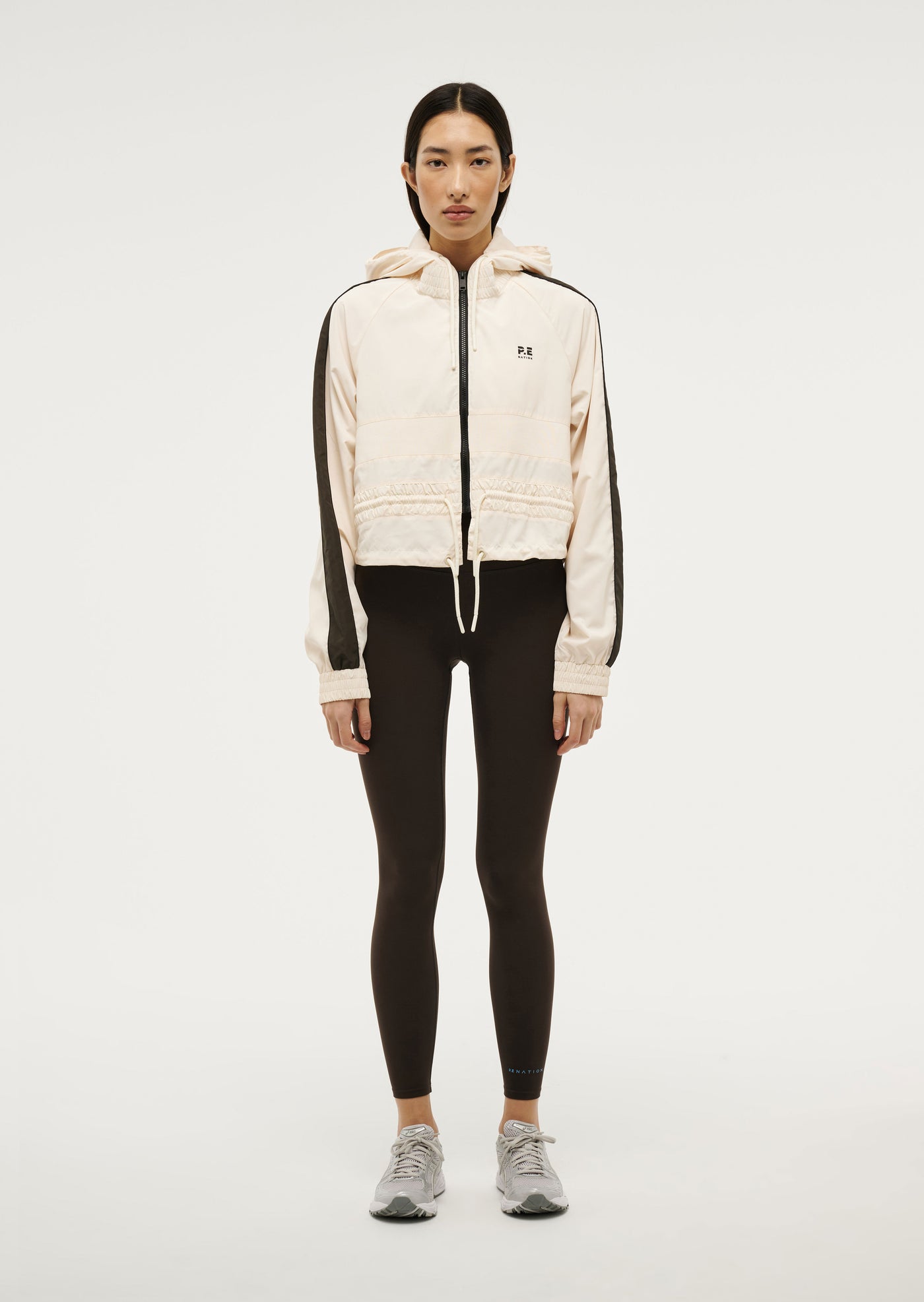 CROPPED MAN DOWN JACKET IN WHISPER WHITE