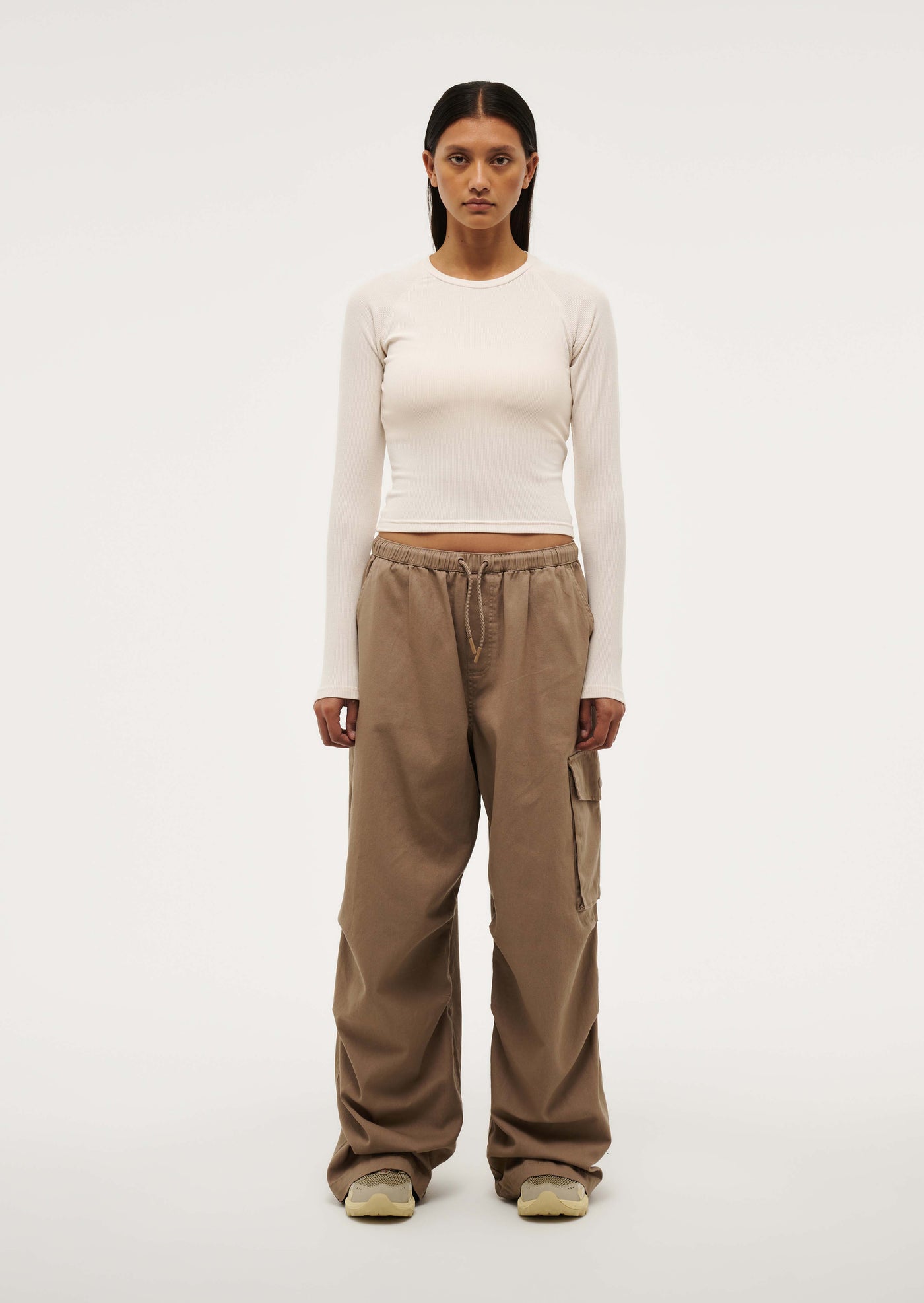 AWARD PANT IN TAUPE