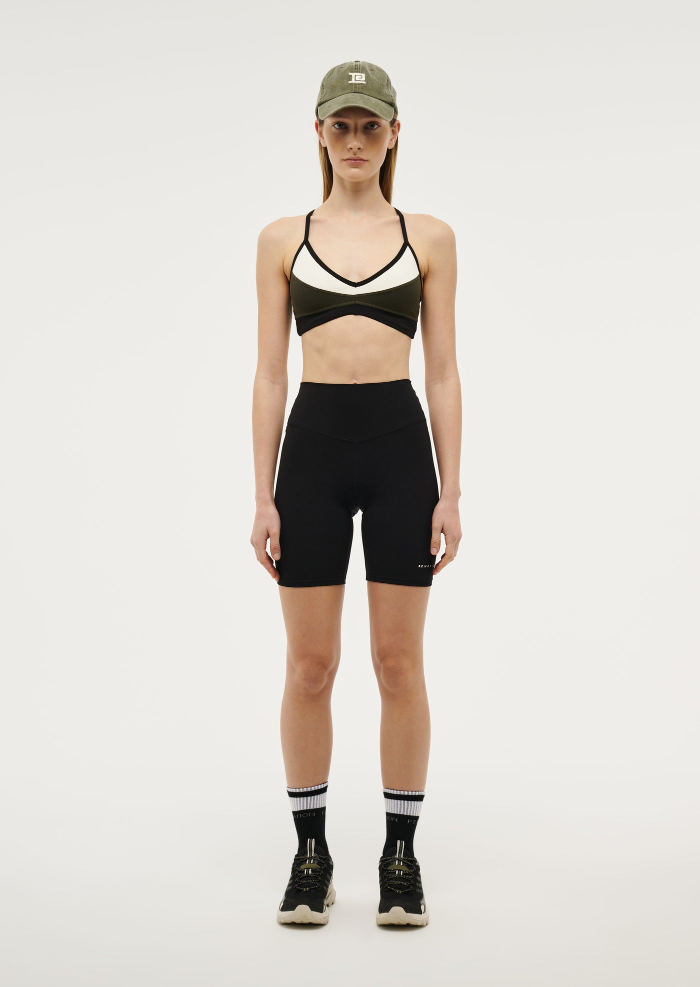 OVERLAND 2 SPORTS BRA IN FOREST NIGHT