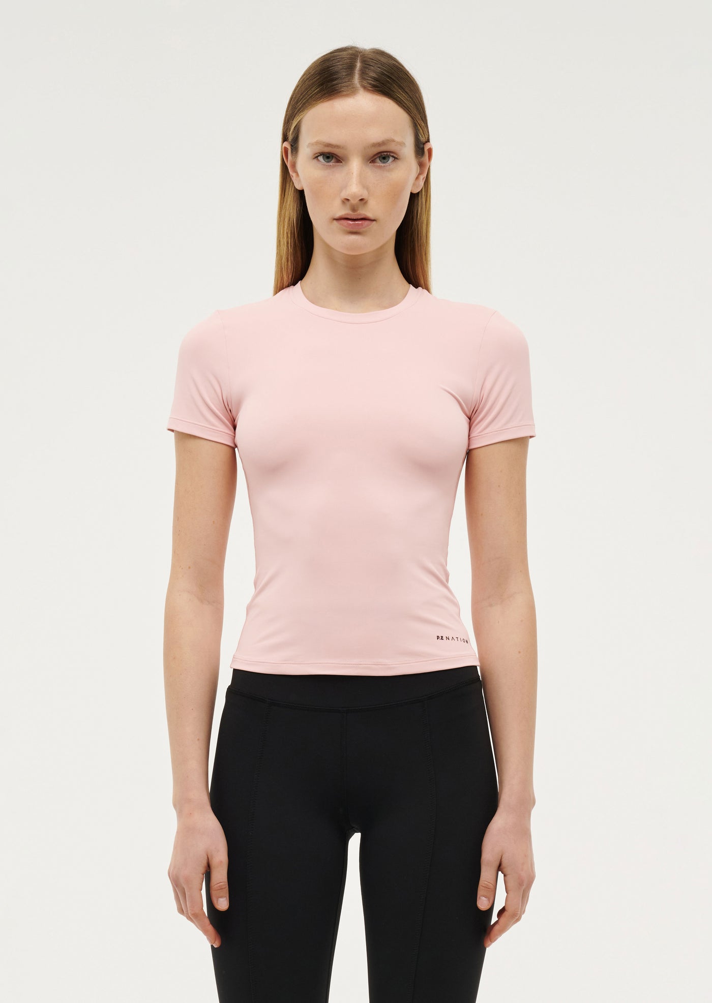 FOUNDATION SHORT SLEEVE TEE IN CRYSTAL ROSE