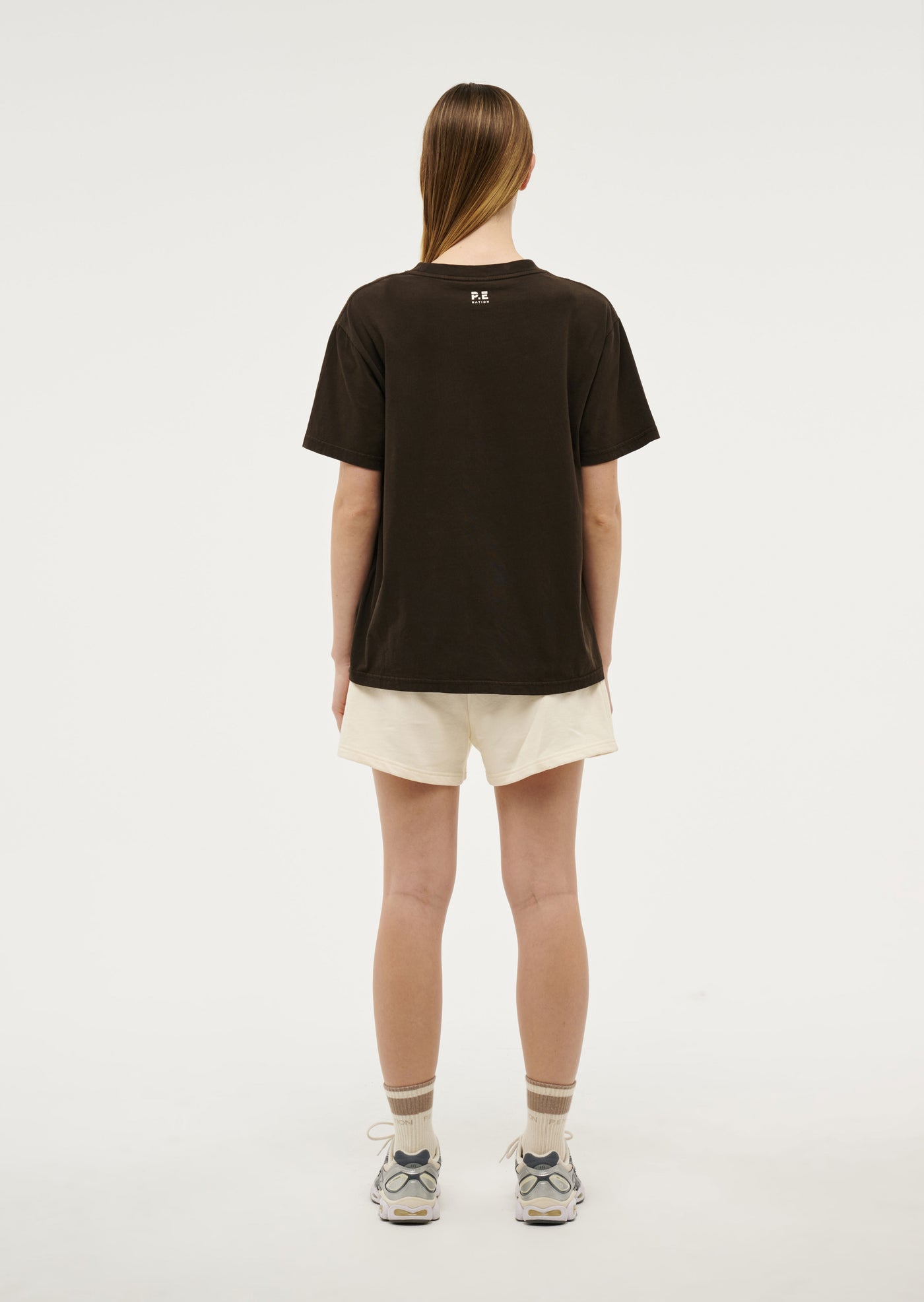 ATMOS SHORT SLEEVE TEE IN WASHED COFFEE